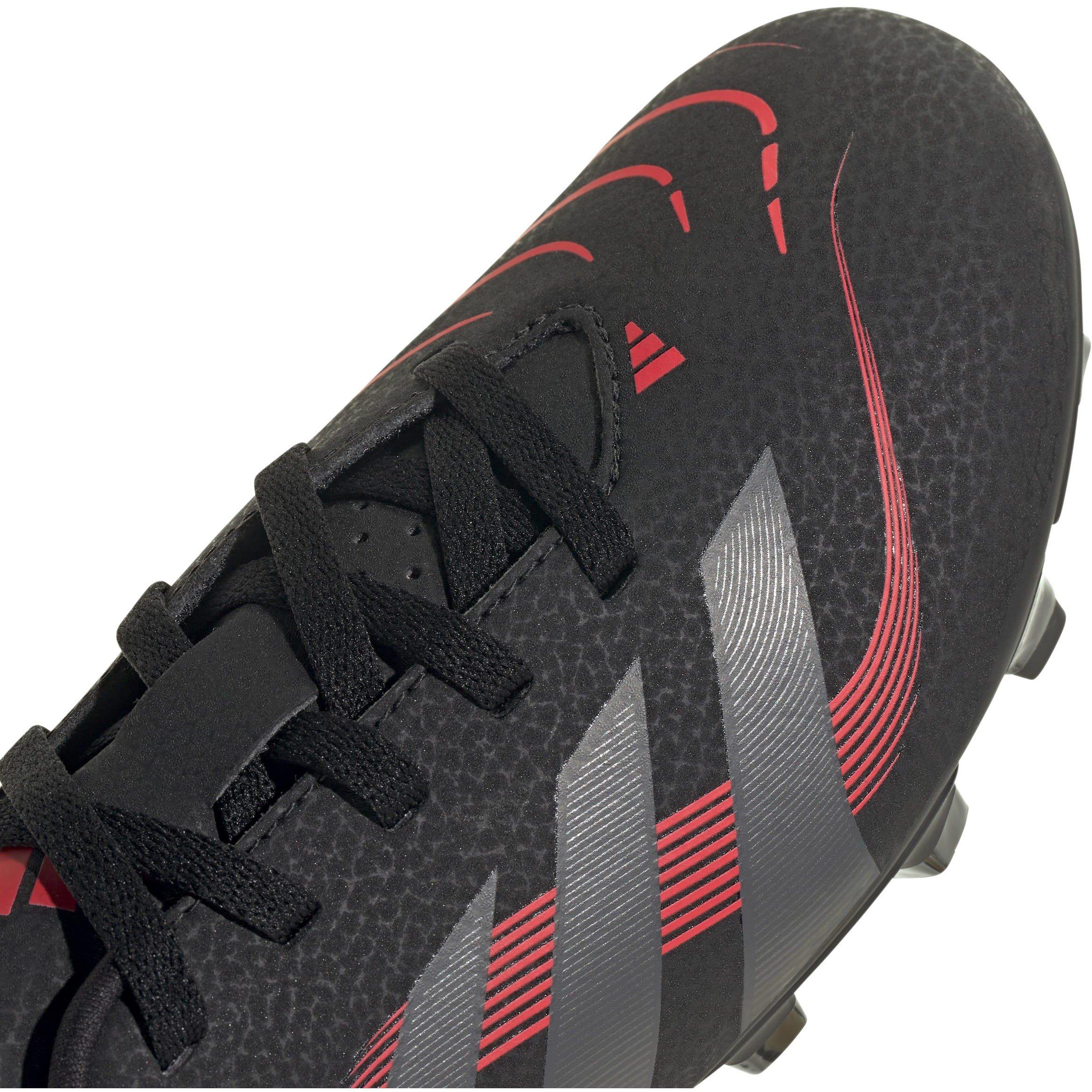 Black/Grey - adidas - Predator Club Childrens Firm Ground Football Boots - 7