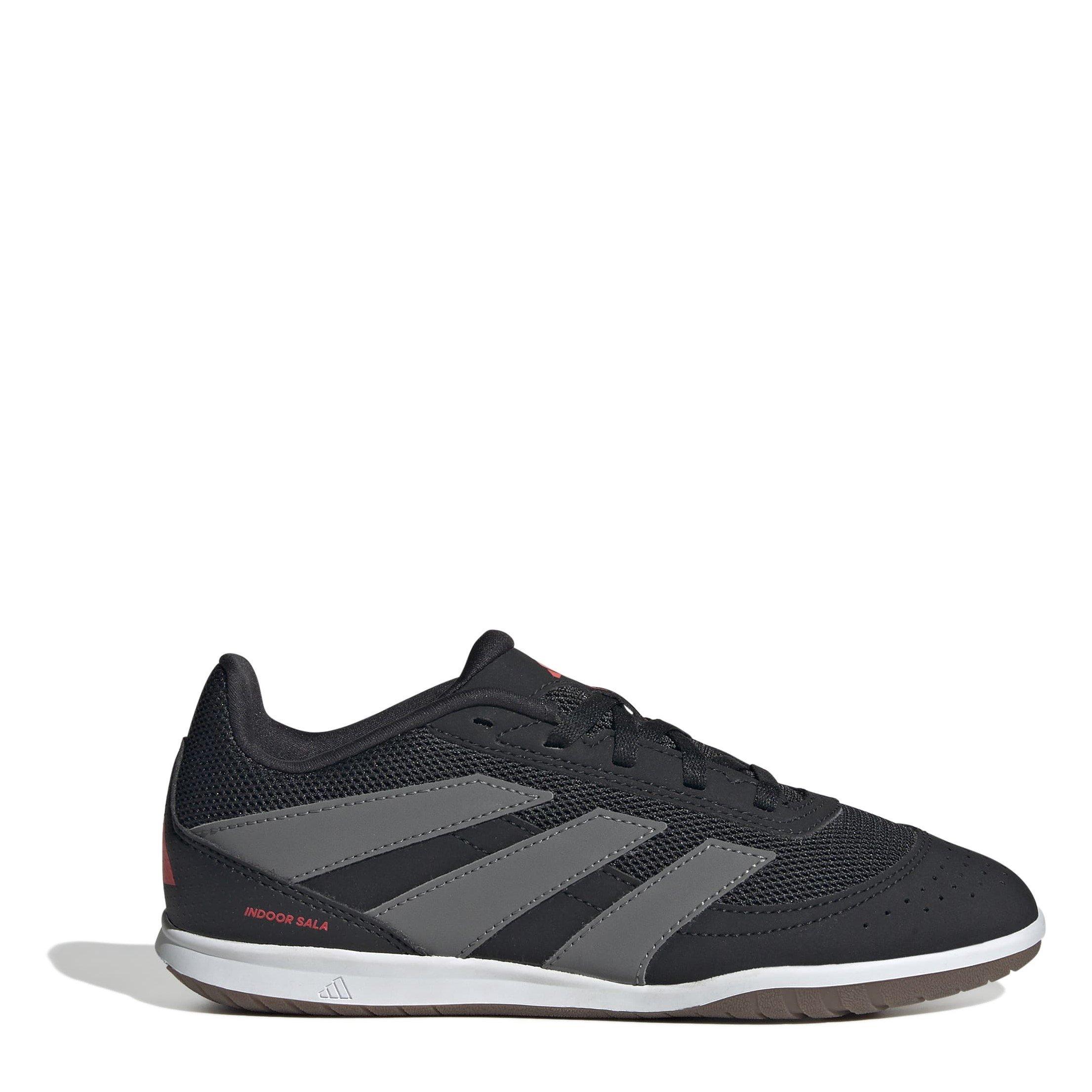 Noir/Gris - adidas - Predator League Childrens Indoor Football Boots - 1