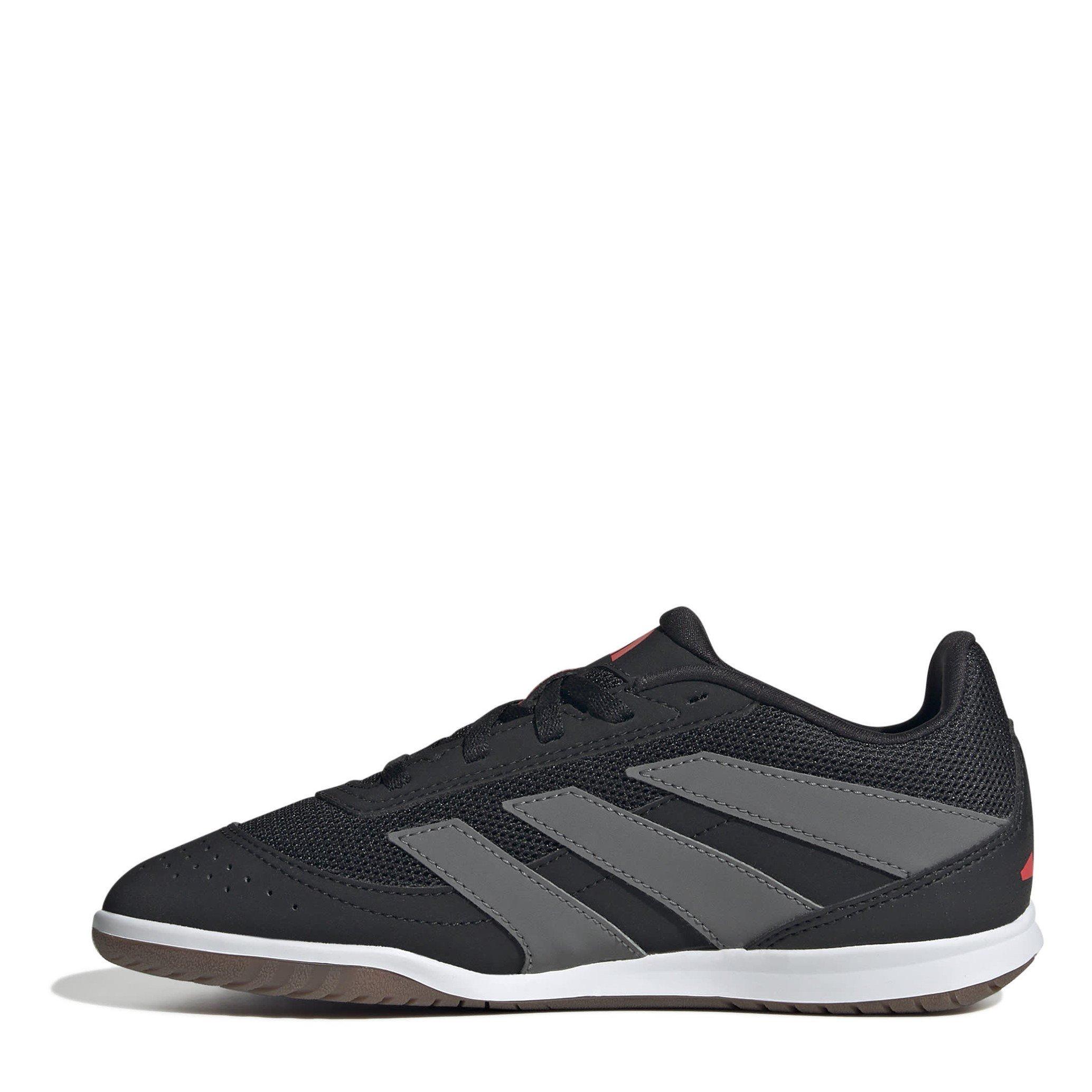 Black/Grey - adidas - Predator League Childrens Indoor Football Boots - 2
