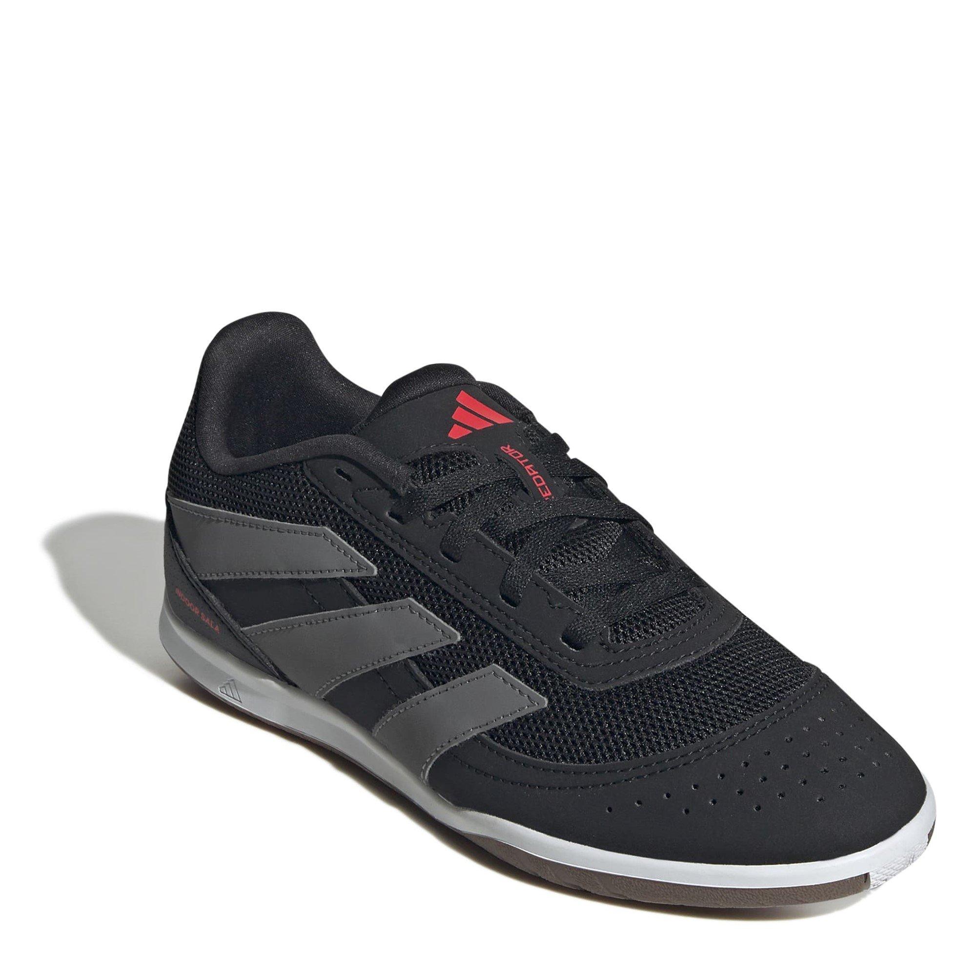 Black/Grey - adidas - Predator League Childrens Indoor Football Boots - 3