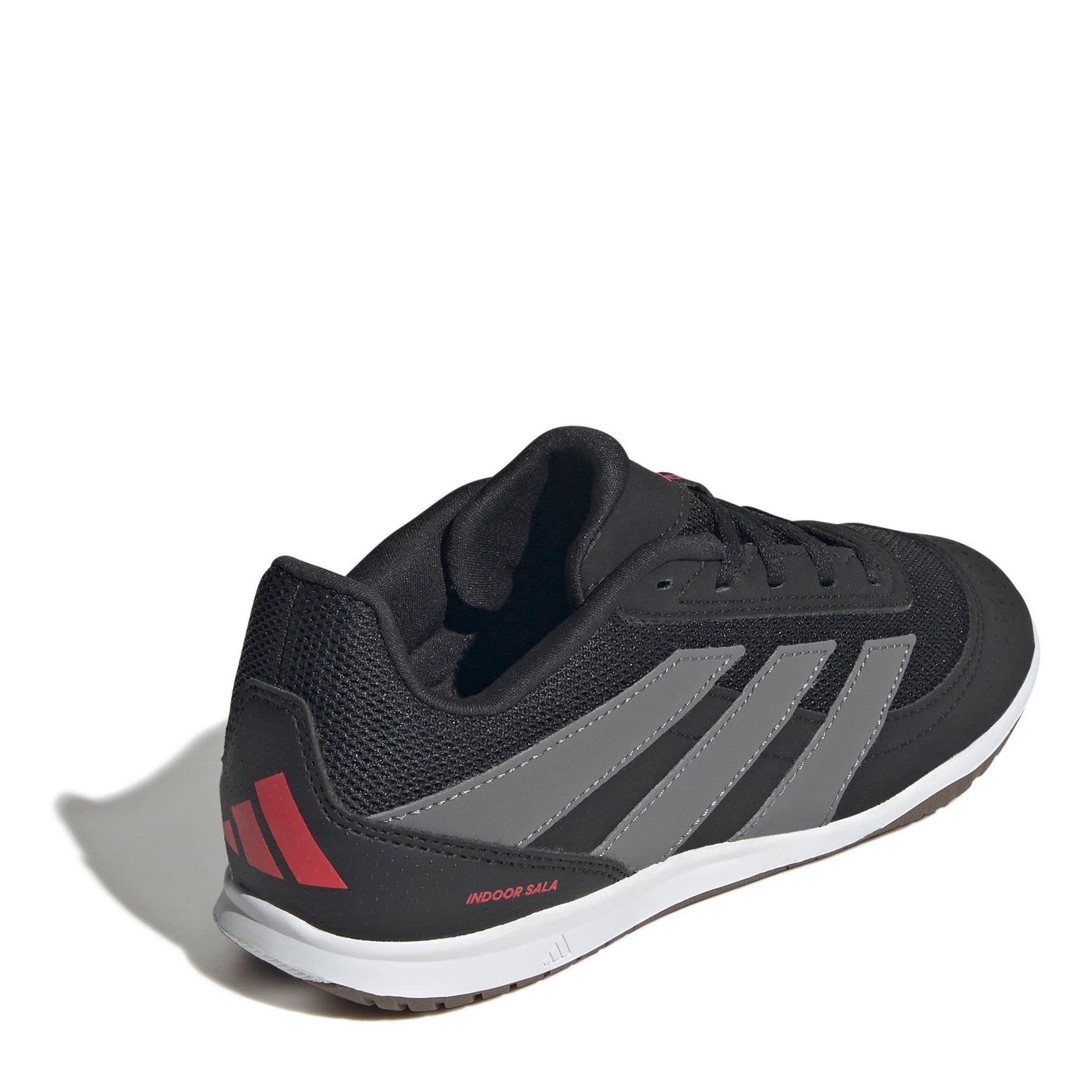 Black/Grey - adidas - Predator League Childrens Indoor Football Boots - 4