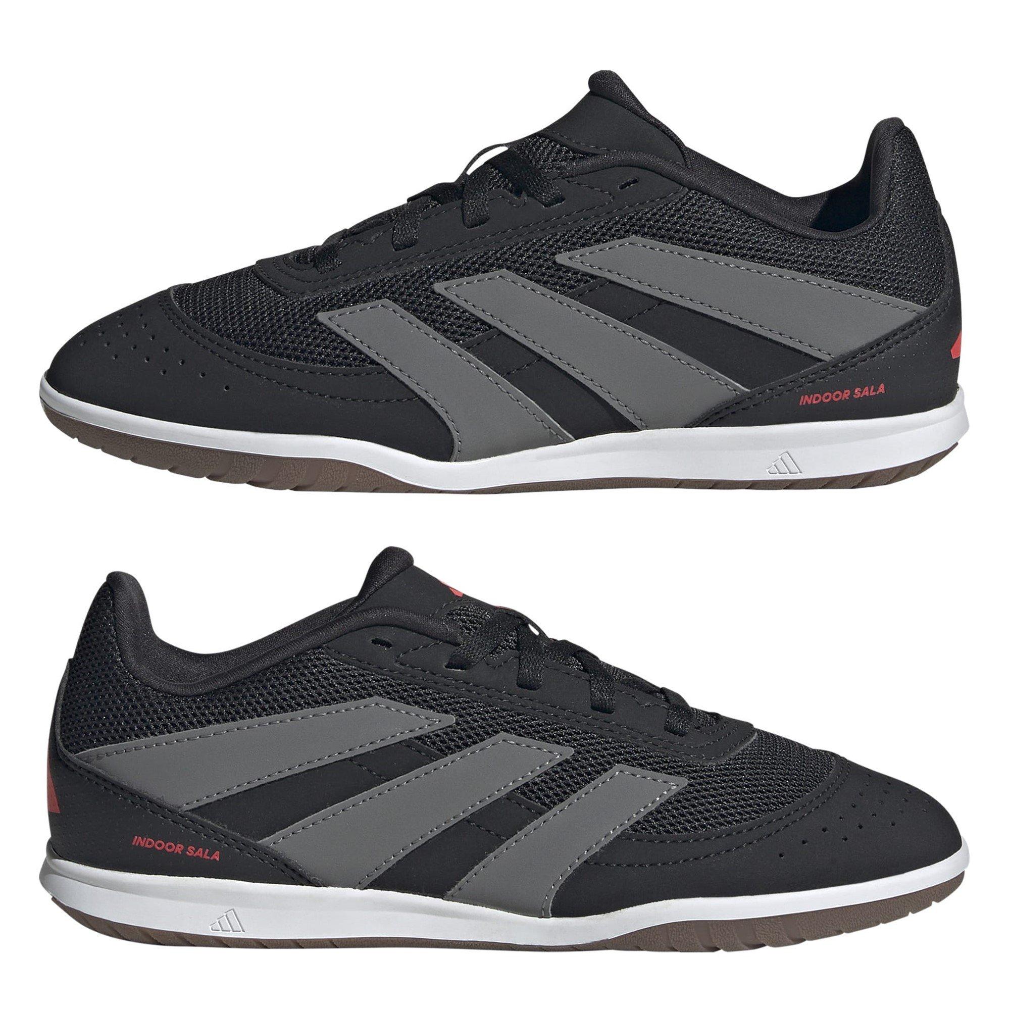 Black/Grey - adidas - Predator League Childrens Indoor Football Boots - 9