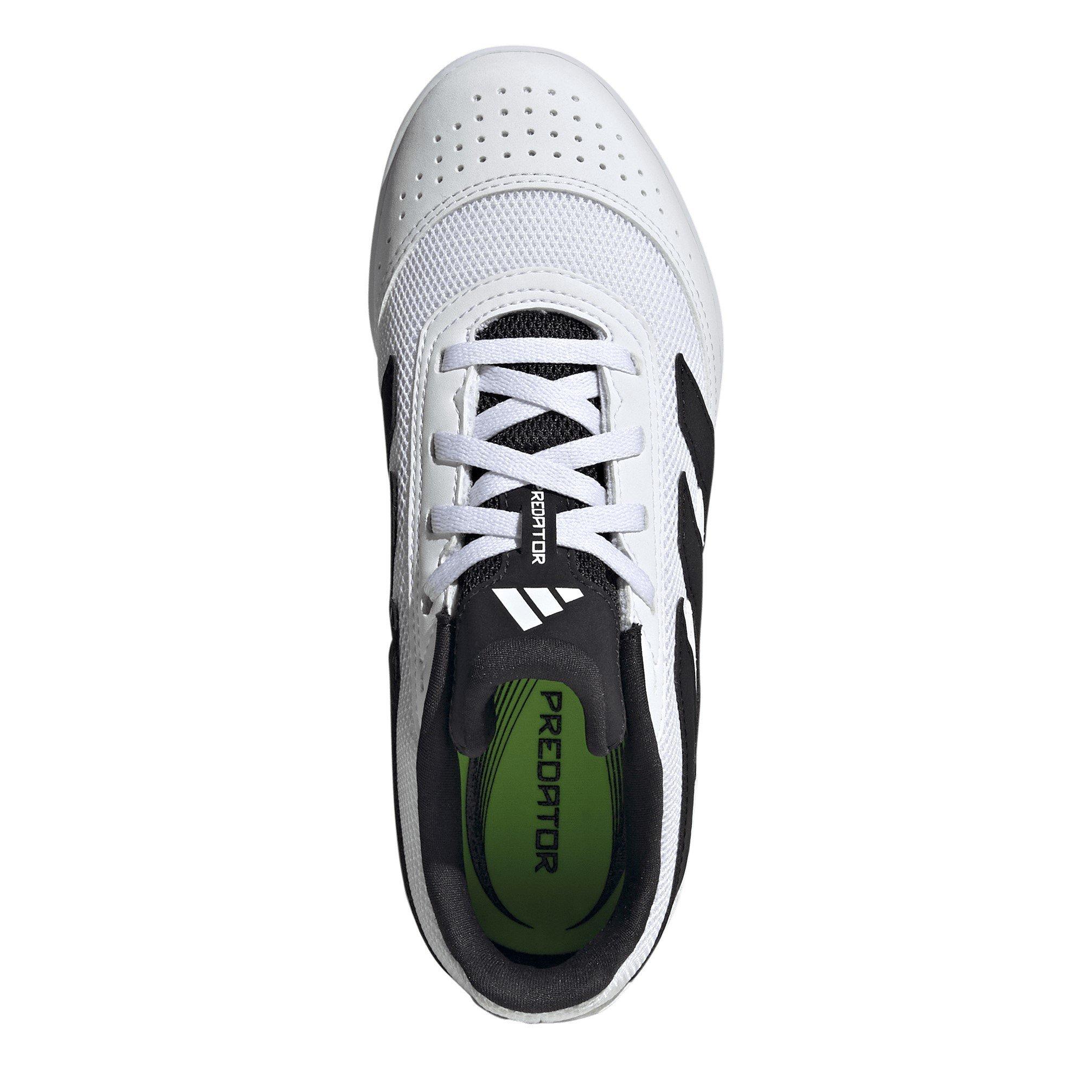 White/Blk/Lemon - adidas - Predator League Childrens Indoor Football Boots - 5