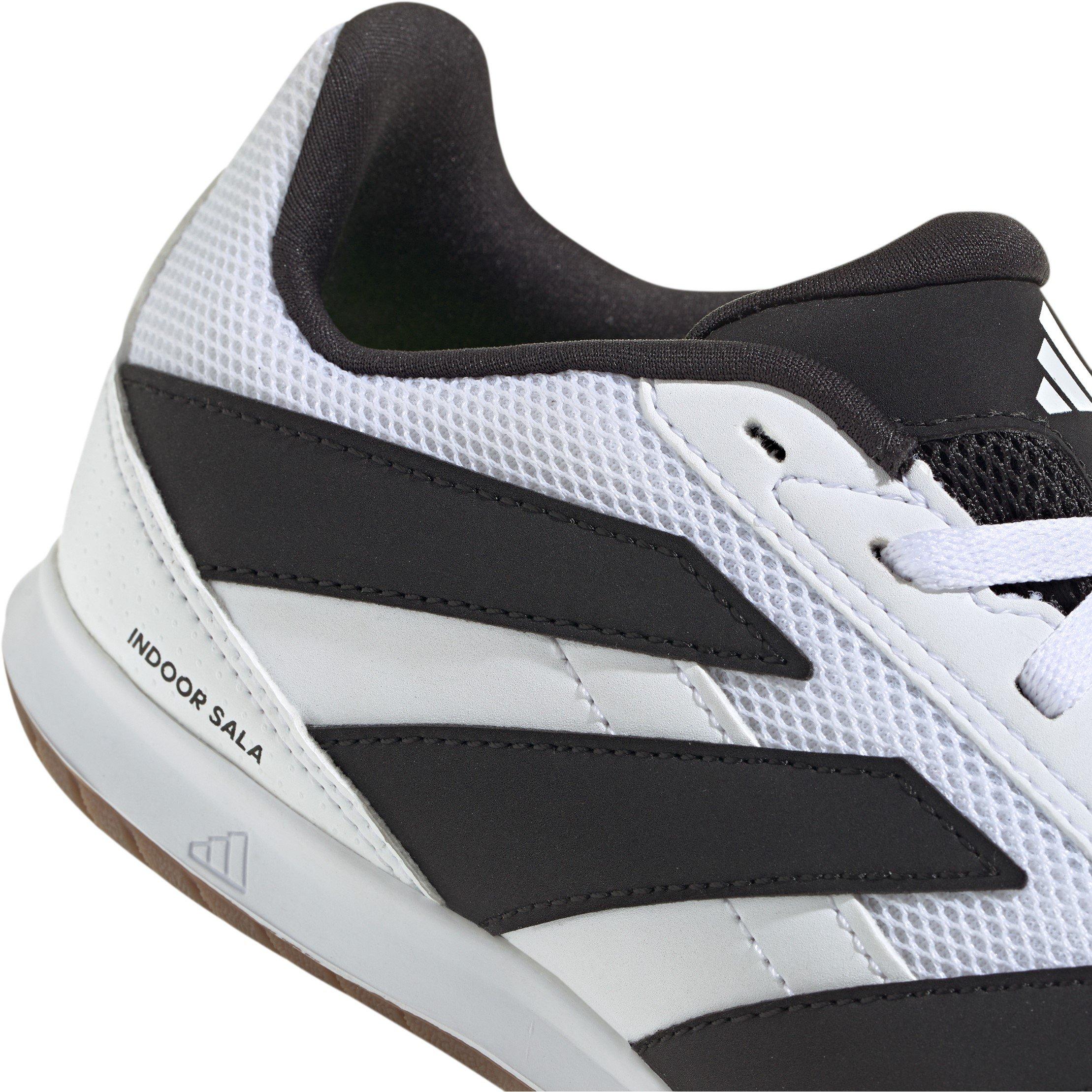 White/Blk/Lemon - adidas - Predator League Childrens Indoor Football Boots - 8