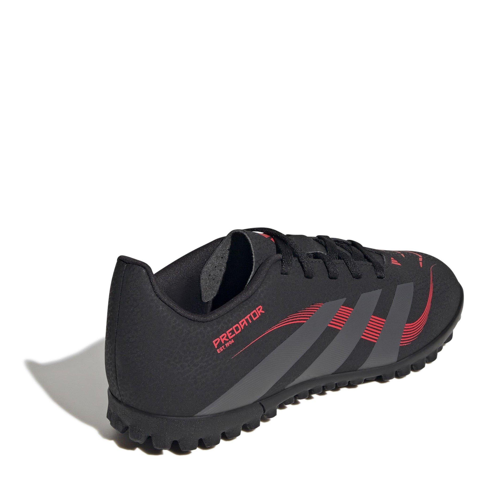 Schwarz/Grau - adidas - Predator Club Childrens Astro Turf Football Boots - 4