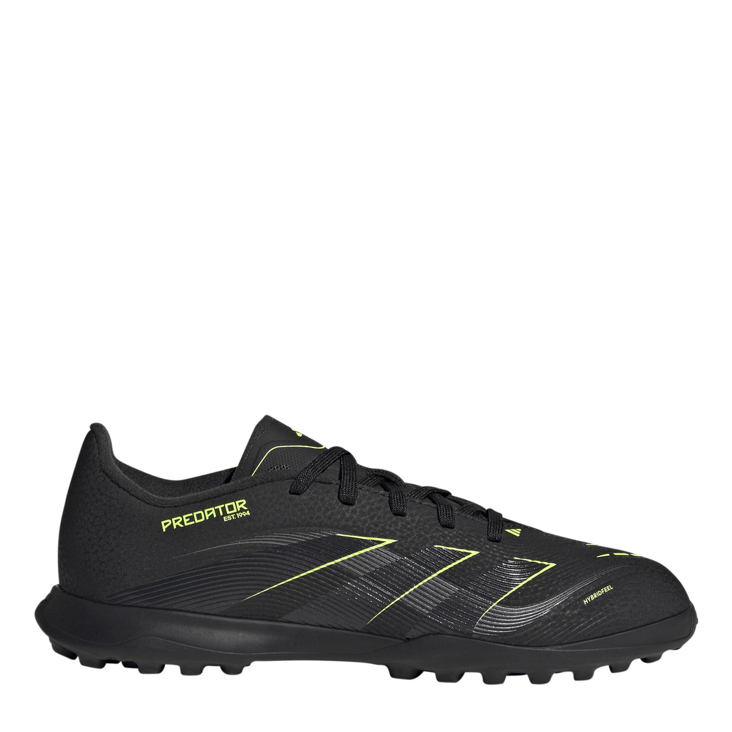 Adidas  Kids Predator League Turf Boots Childrens - Blk/Crbn/Lemon - 1 (33)