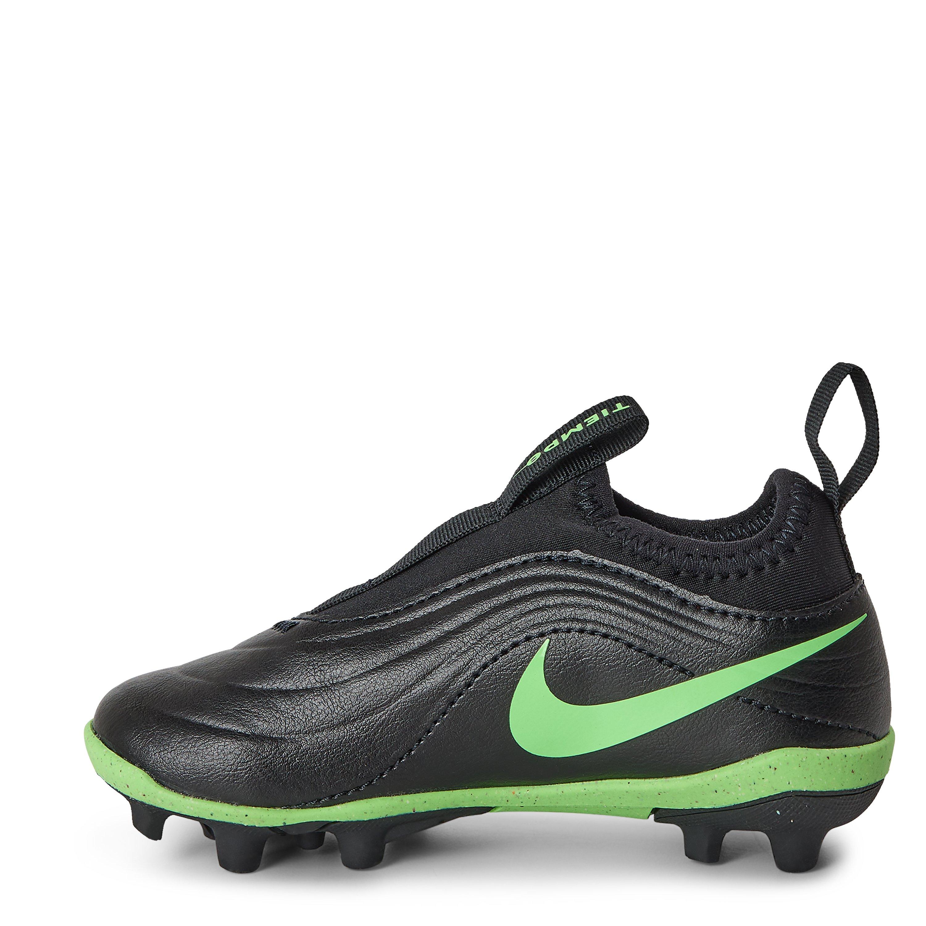 Sort/grøn - Nike - Kids' Tiempo Club Firm Ground Football Boot - 2