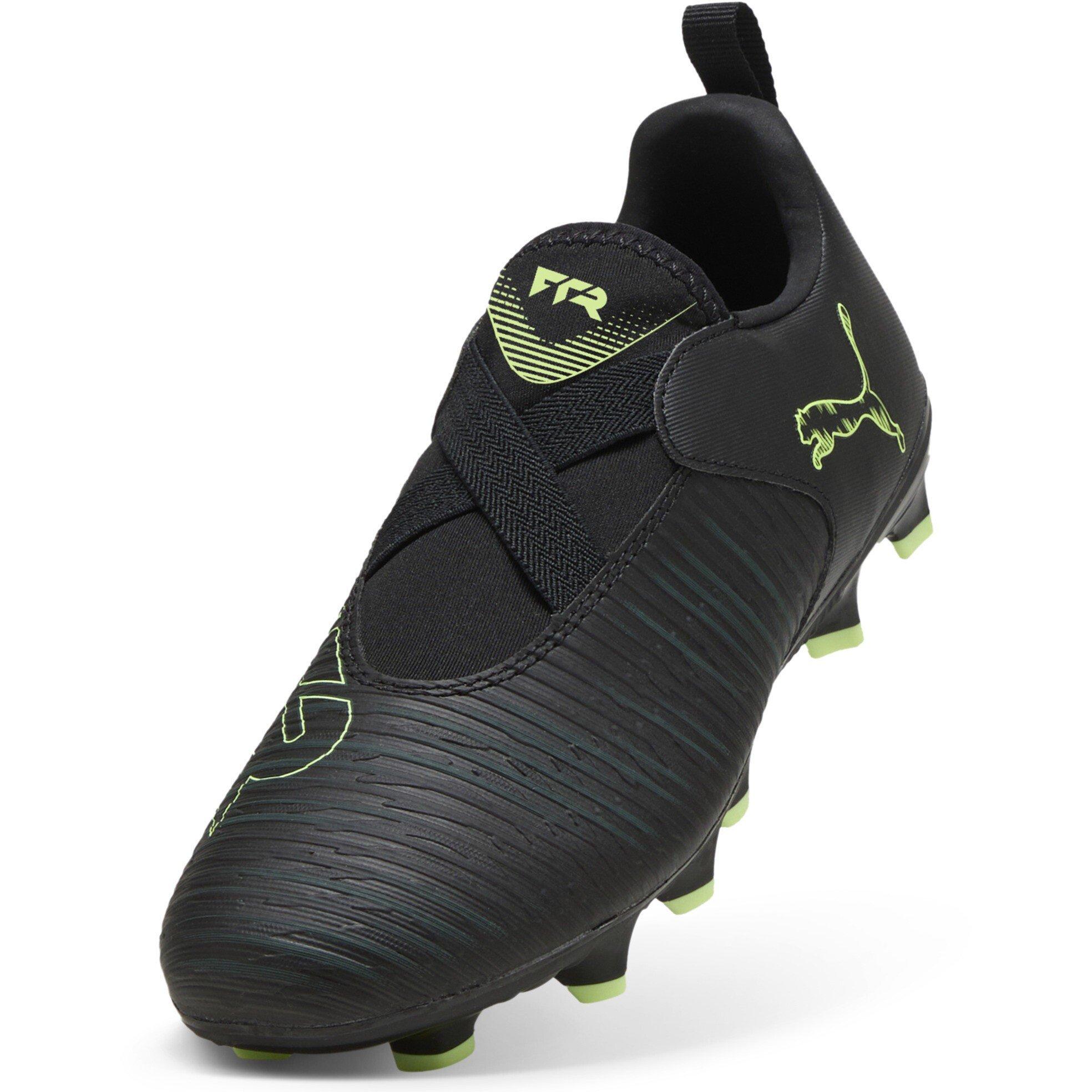 Black-Fizzy L - Puma - Unisex Kids' Future 8 Match LL Firm Ground Football Boots - 6