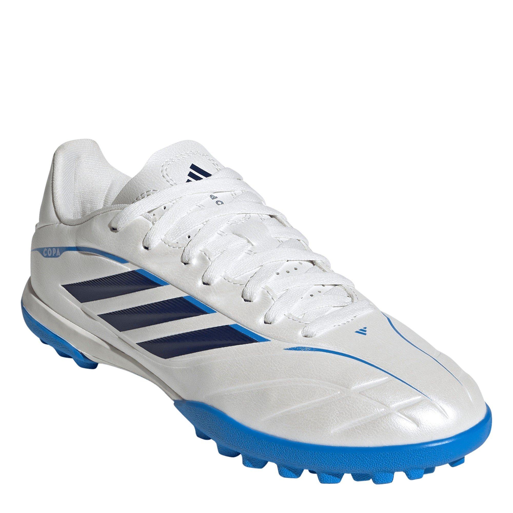 Bianco/Nero/Azzurro - adidas - Copa Pure IV Club Turf Football Boots Kids - 3