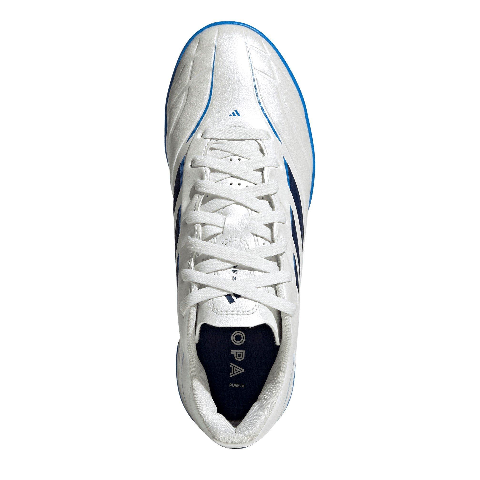 Bianco/Nero/Azzurro - adidas - Copa Pure IV Club Turf Football Boots Kids - 5