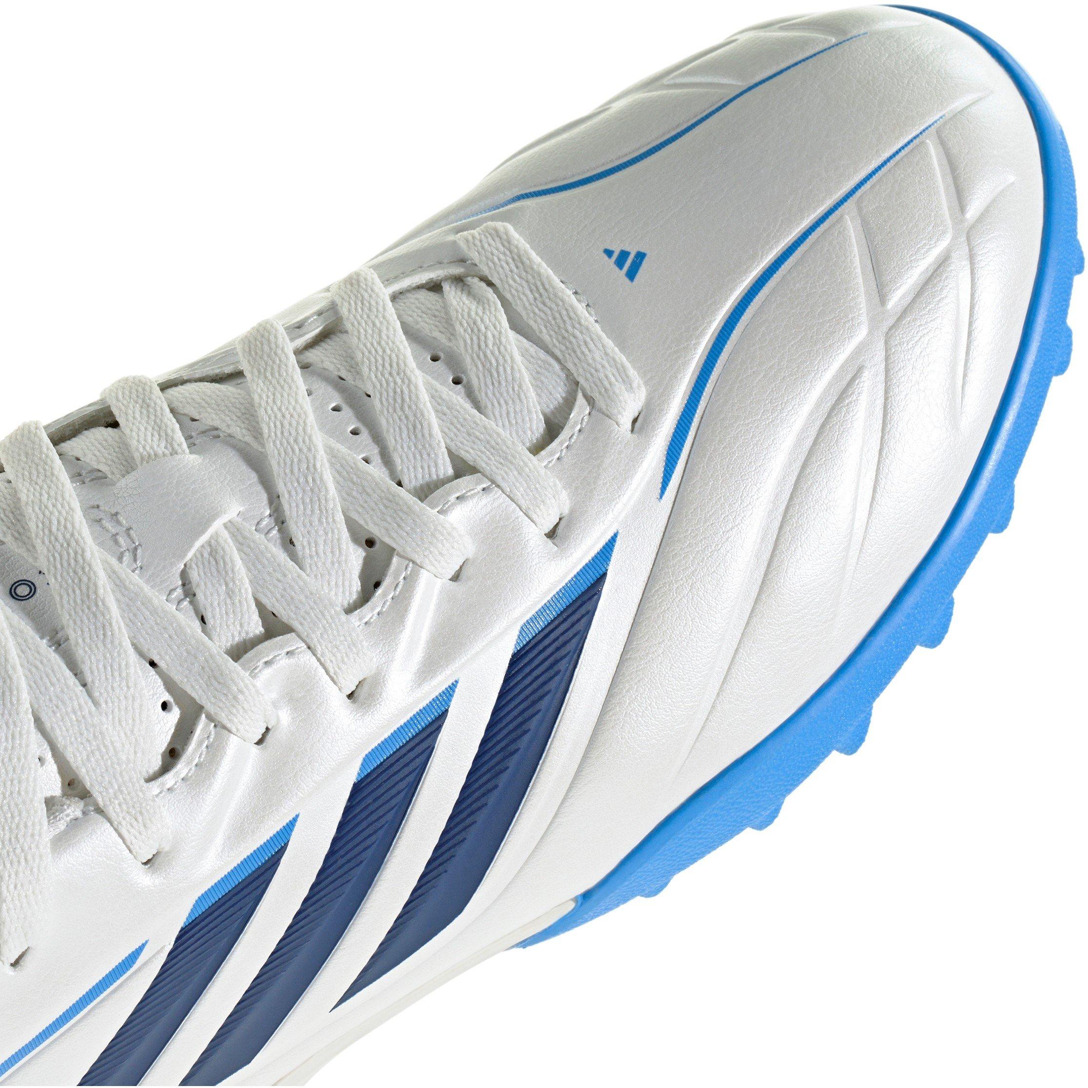Bianco/Nero/Azzurro - adidas - Copa Pure IV Club Turf Football Boots Kids - 8