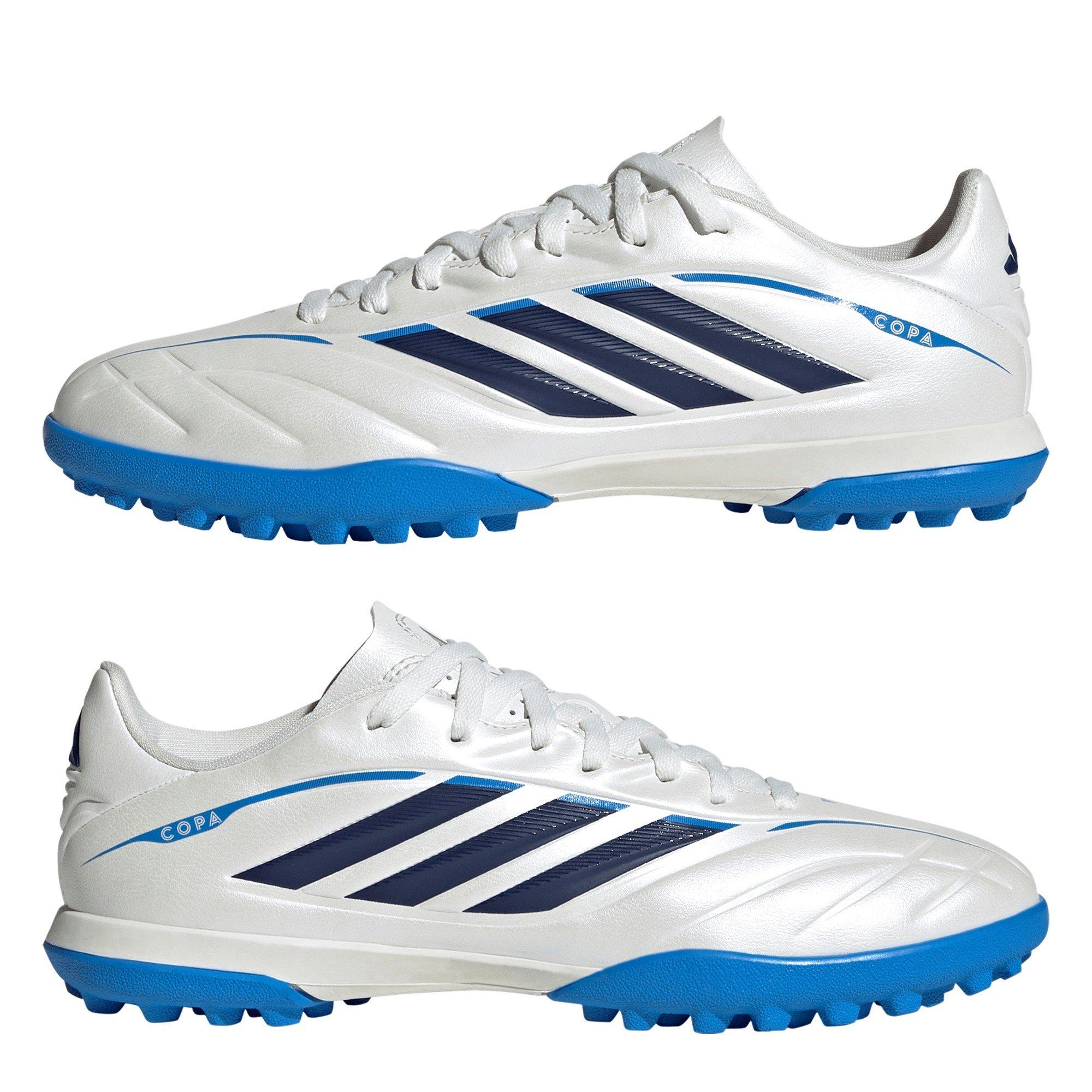 Bianco/Nero/Azzurro - adidas - Copa Pure IV Club Turf Football Boots Kids - 9