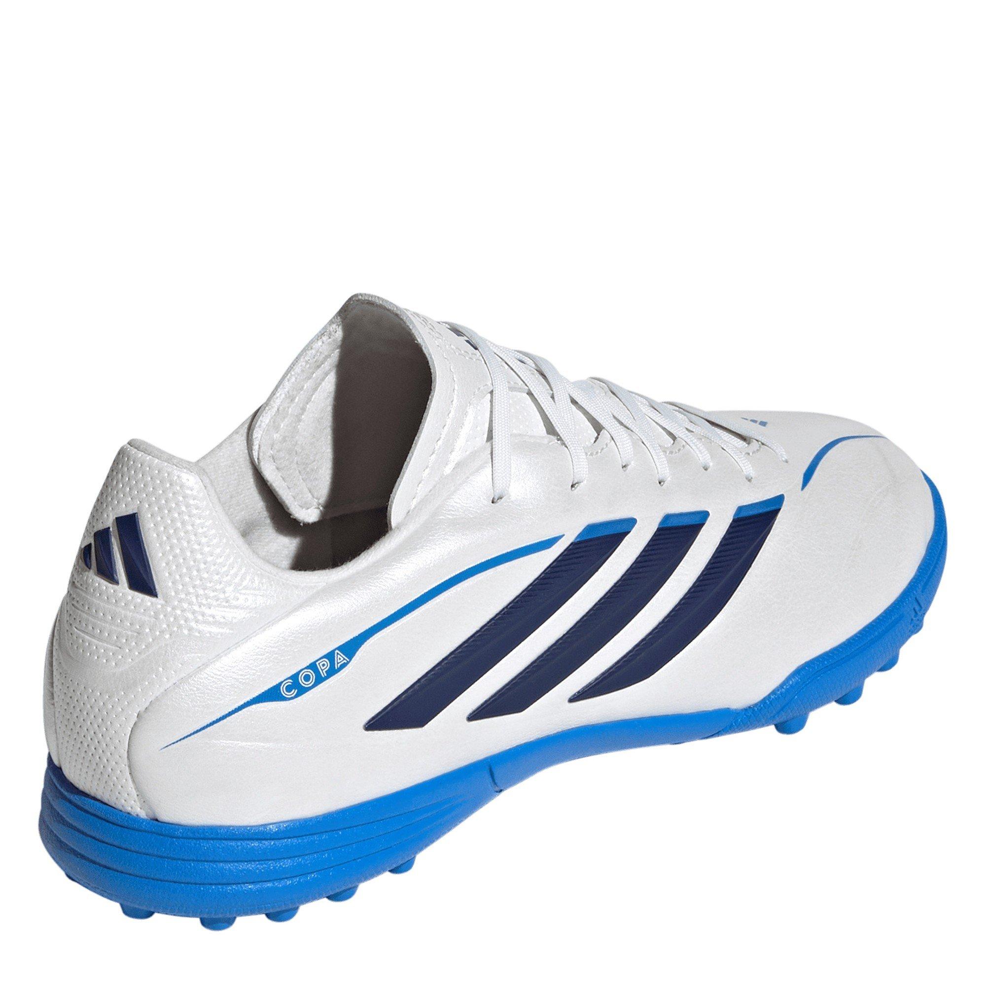 Bianco/Nero/Azzurro - adidas - Copa Pure IV League Turf Football Shoes Kids - 4