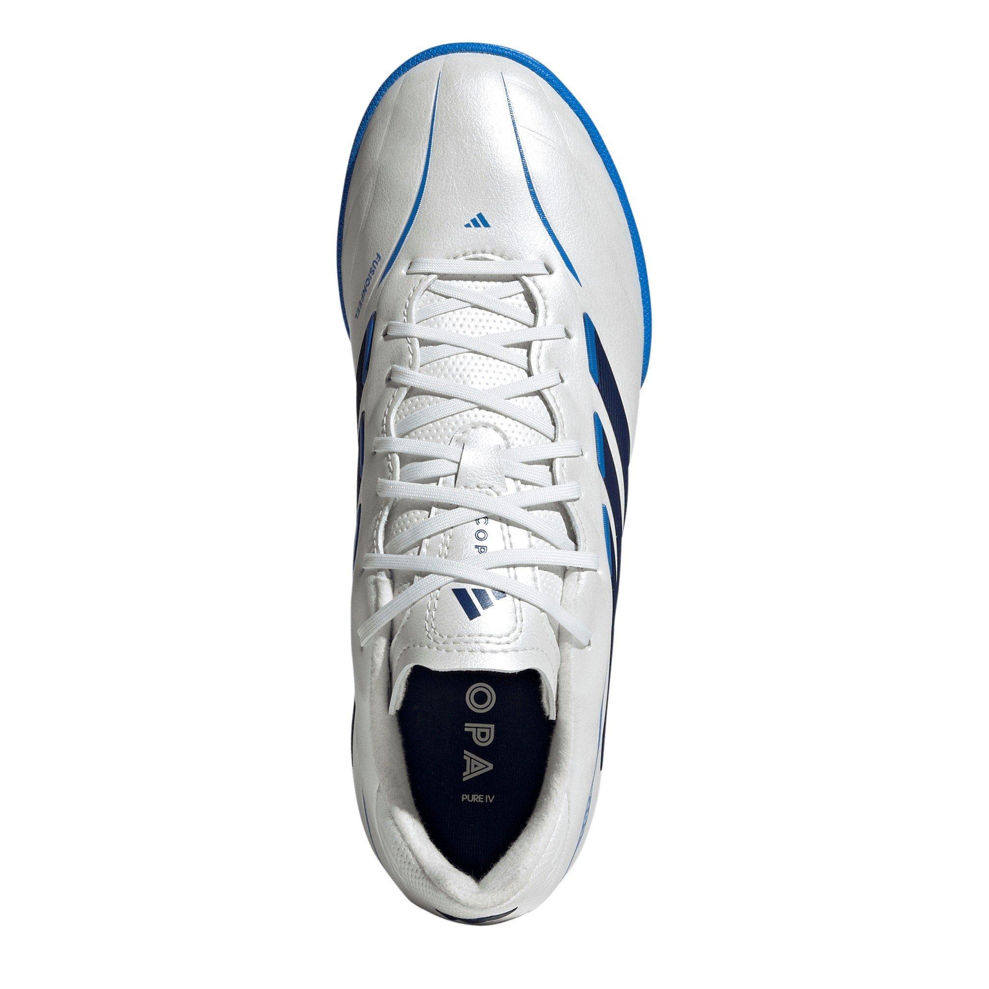 Bianco/Nero/Azzurro - adidas - Copa Pure IV League Turf Football Shoes Kids - 5