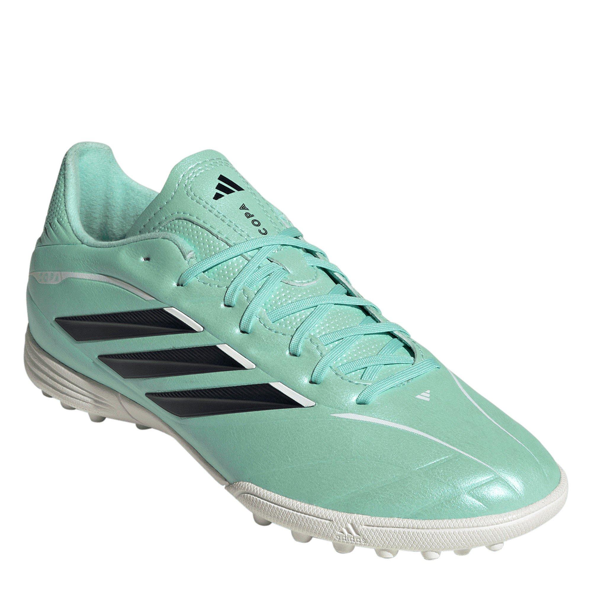 Mint/Black - adidas - Kids' Copa Pure IV League TF Astro Turf Football Boots - 3