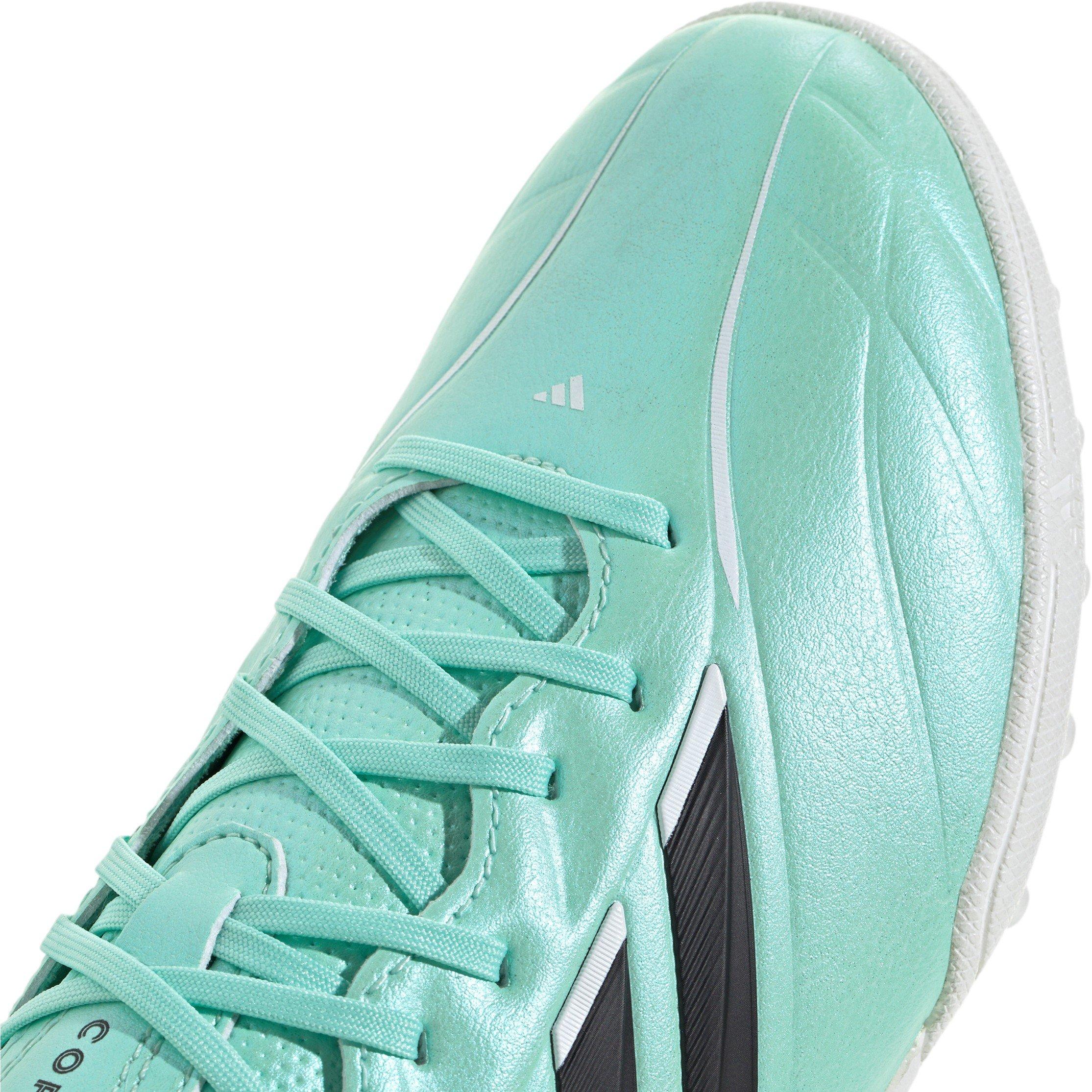 Mint/Black - adidas - Kids' Copa Pure IV League TF Astro Turf Football Boots - 7