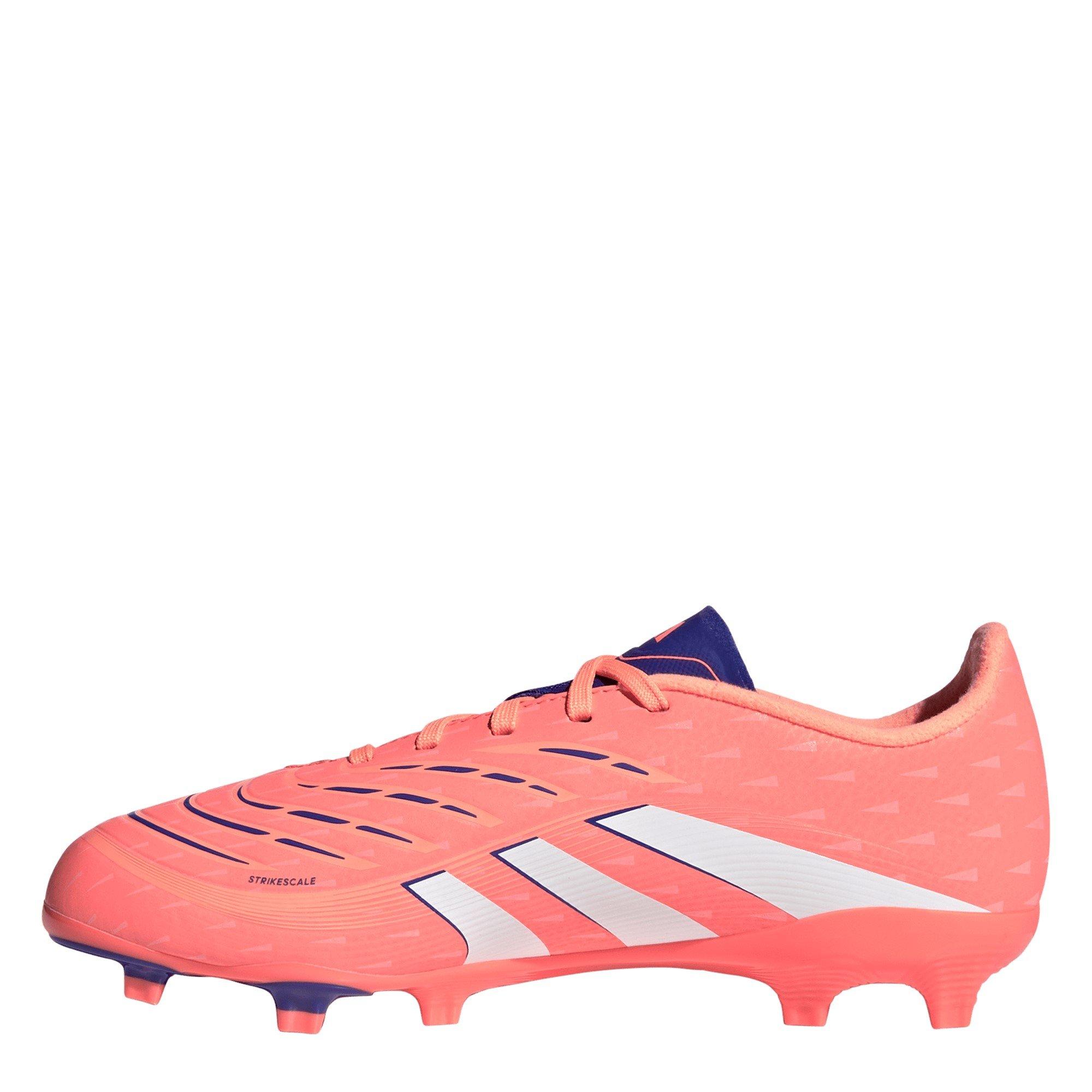 Orange/White - adidas - Predator League Childrens Firm Ground Football Boots - 2