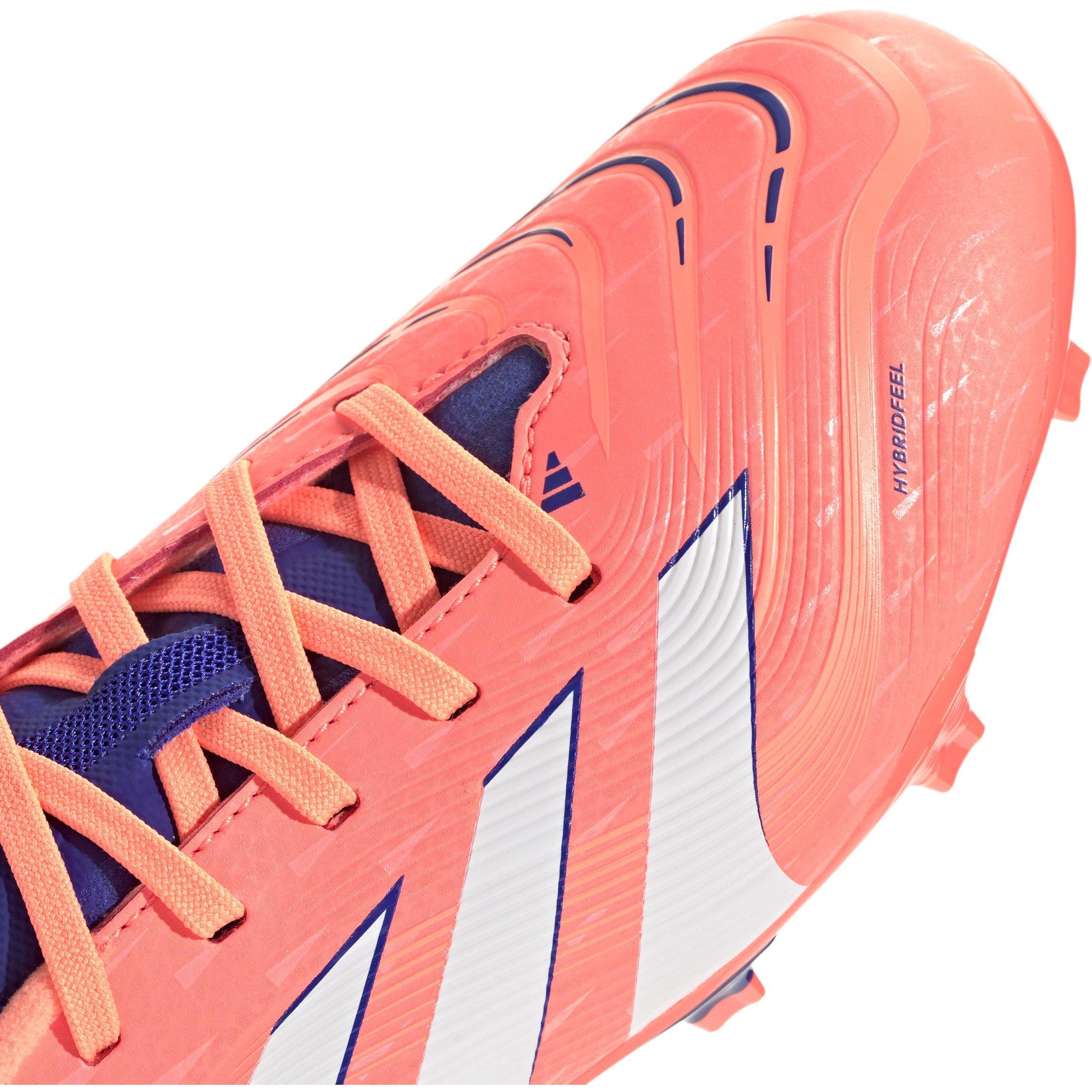 Orange/White - adidas - Predator League Childrens Firm Ground Football Boots - 8