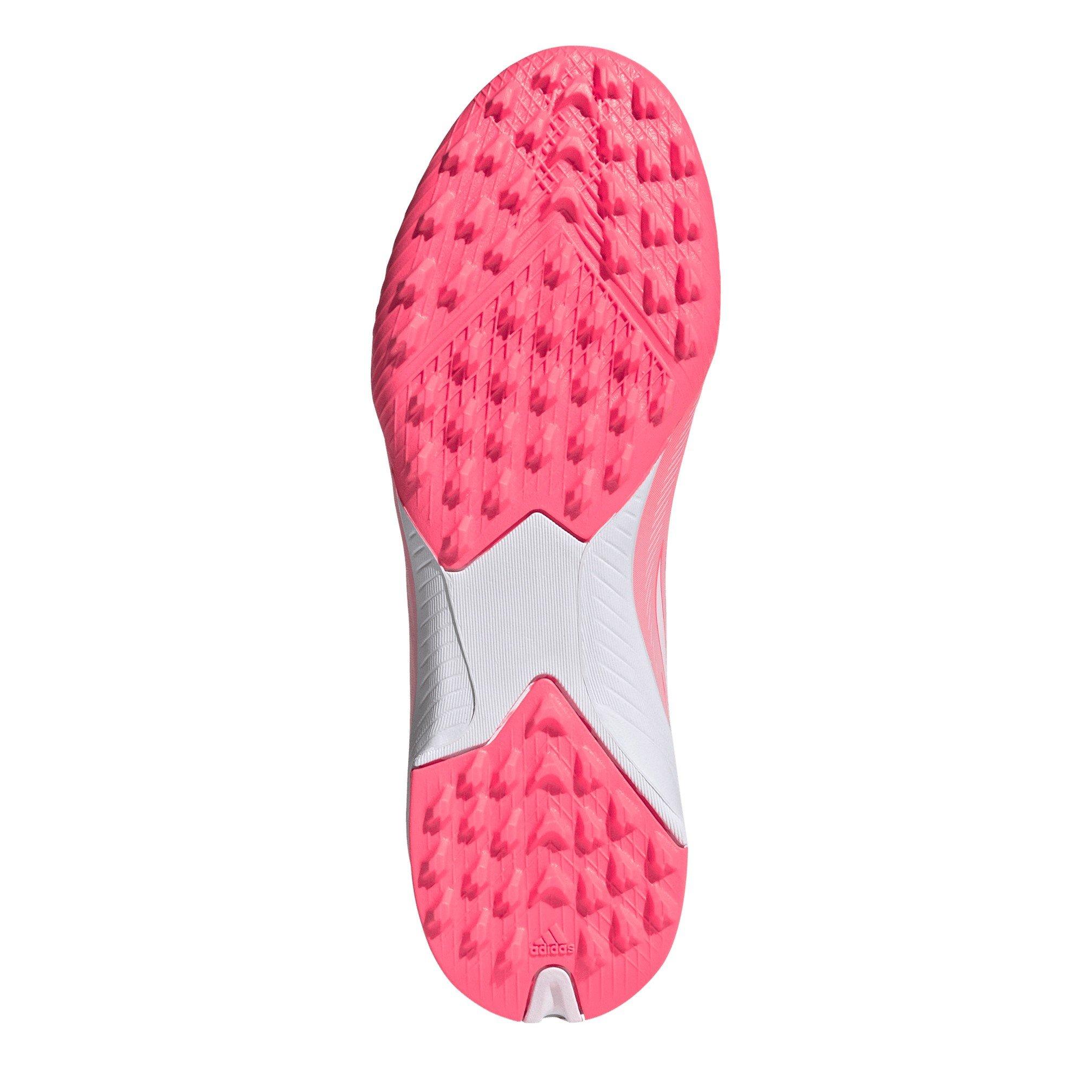 Wit/Koraal - adidas - F50 Sparkfusion League Mid Cut Turf Football Boots Kids - 6