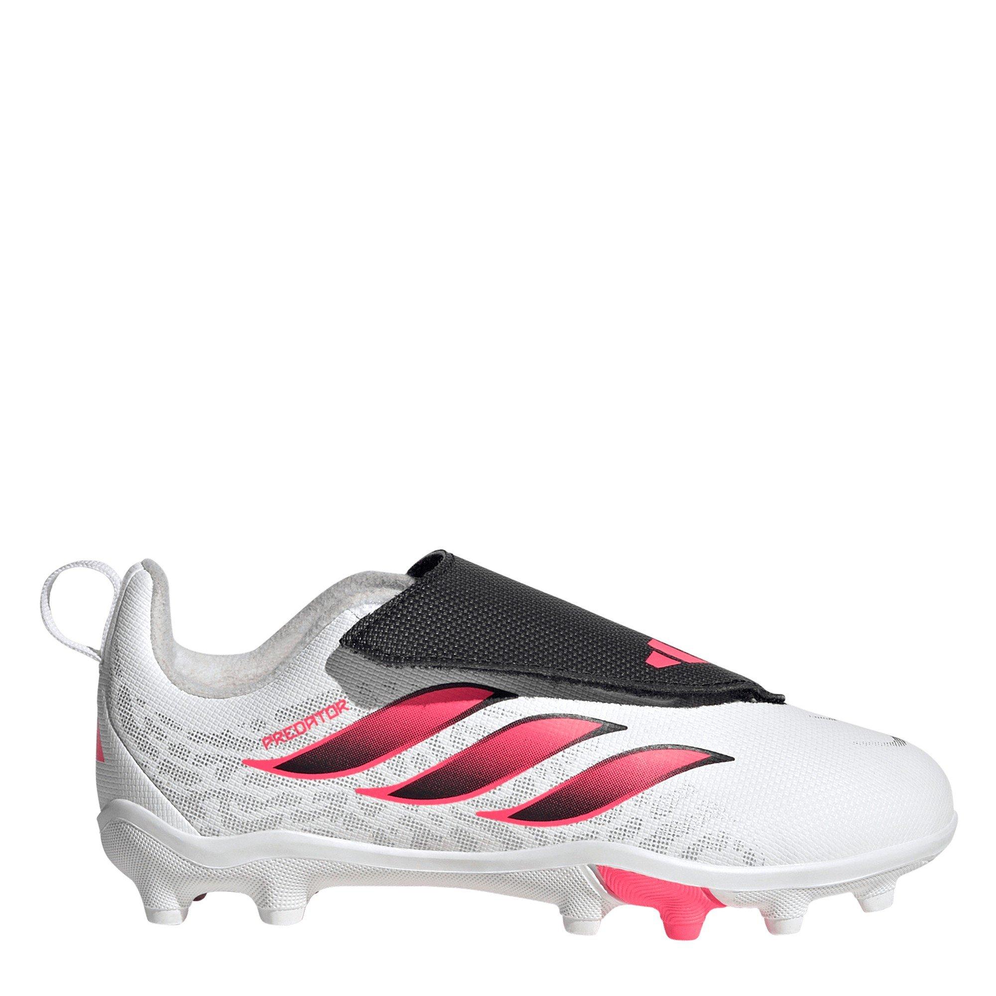 Bianco/Corallo - adidas - Kids' Predator Firm Ground Football Boot - 1
