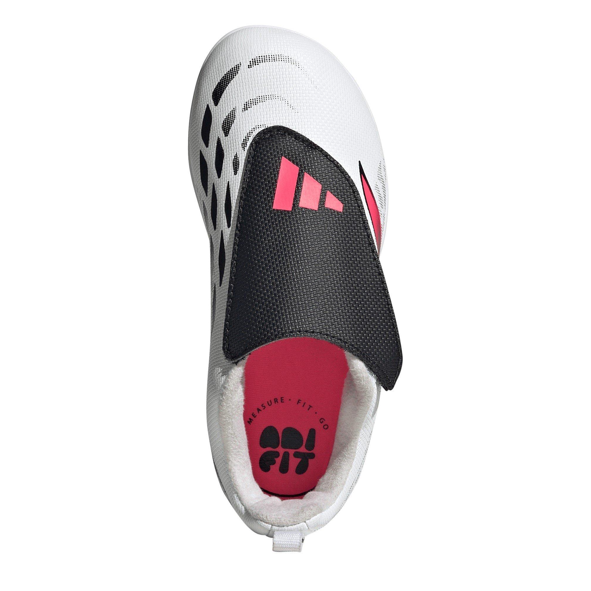 Bianco/Corallo - adidas - Kids' Predator Firm Ground Football Boot - 5