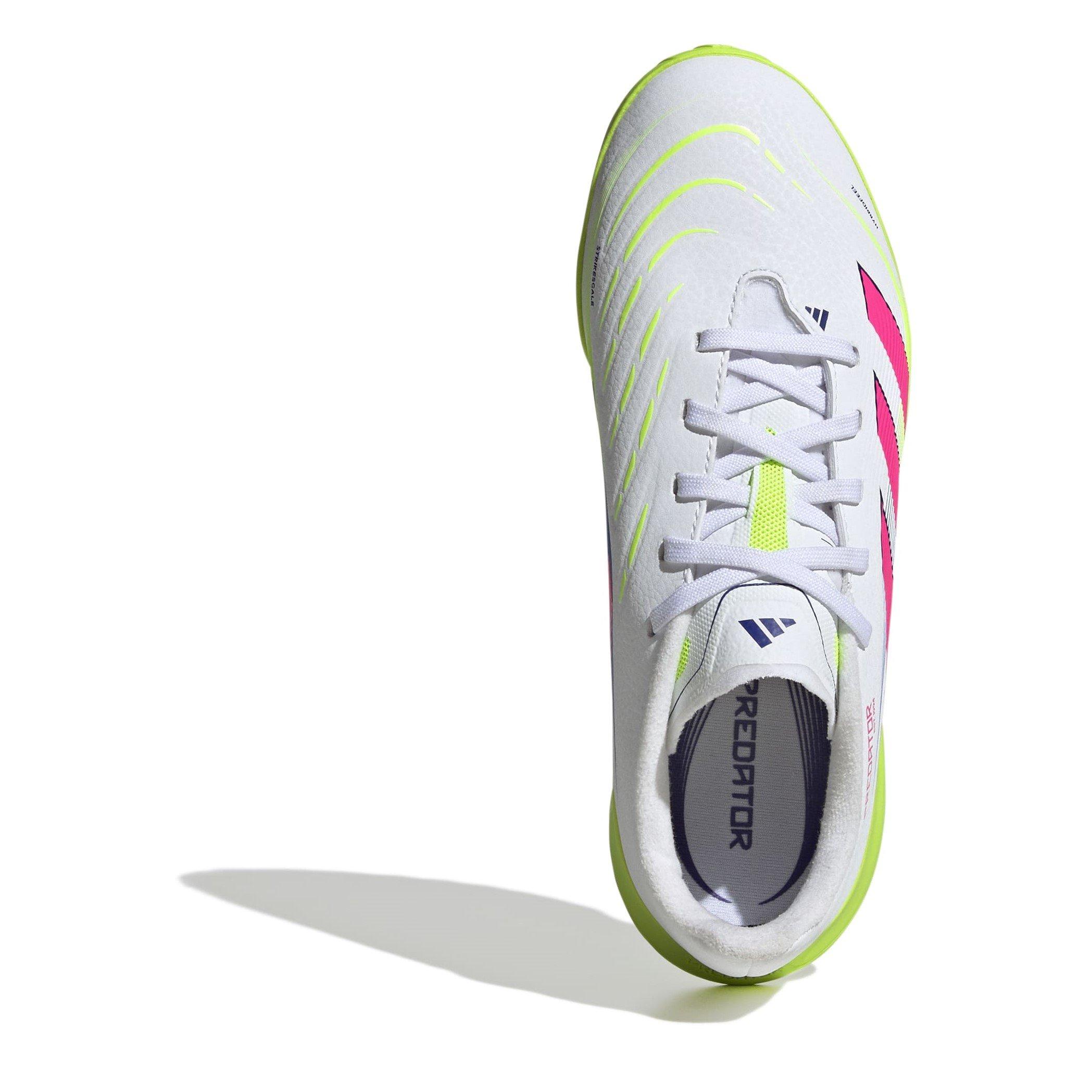 Blanc/Rose - adidas - Predator Childrens Astro Turf Football Boots - 5