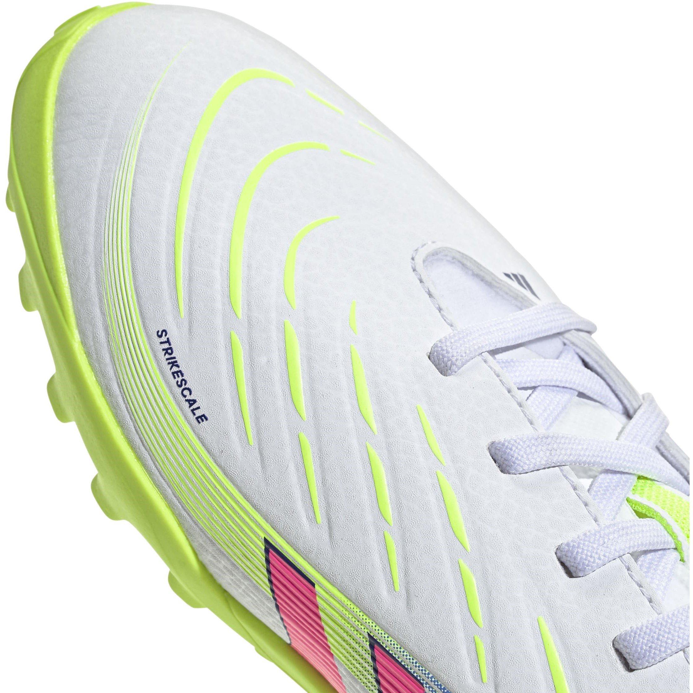 Blanc/Rose - adidas - Predator Childrens Astro Turf Football Boots - 7