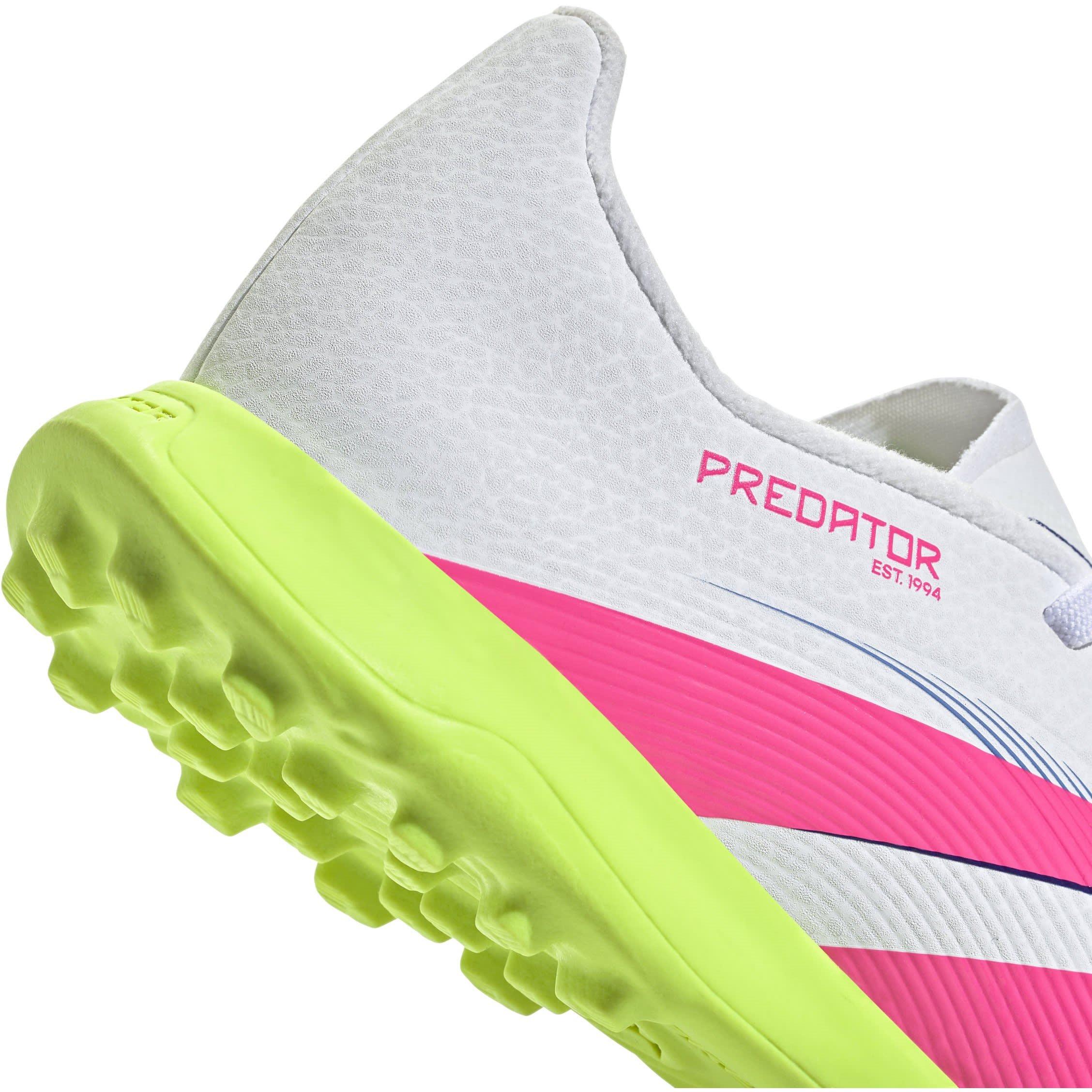 Blanc/Rose - adidas - Predator Childrens Astro Turf Football Boots - 8