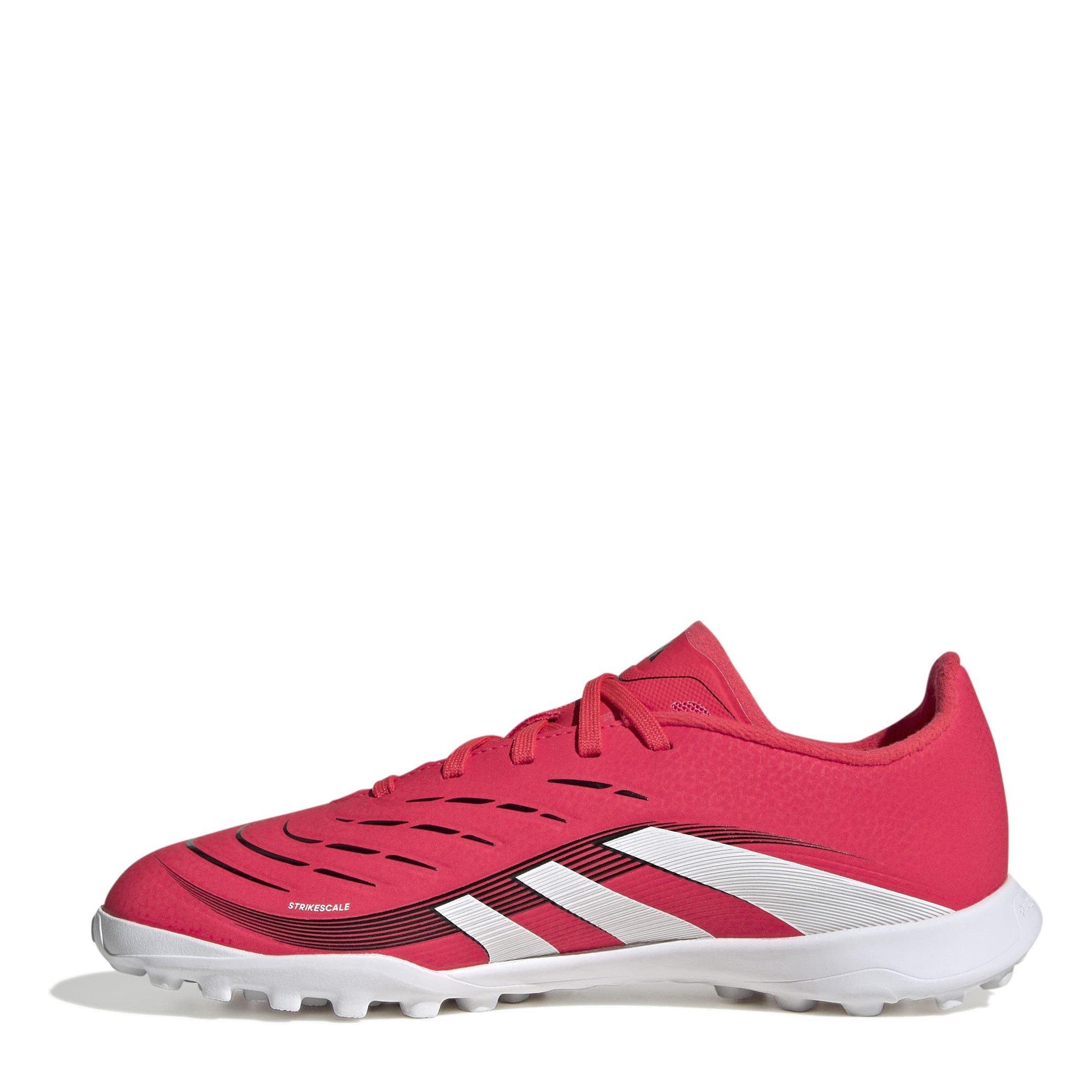 Red/White - adidas - Predator Childrens Astro Turf Football Boots - 2