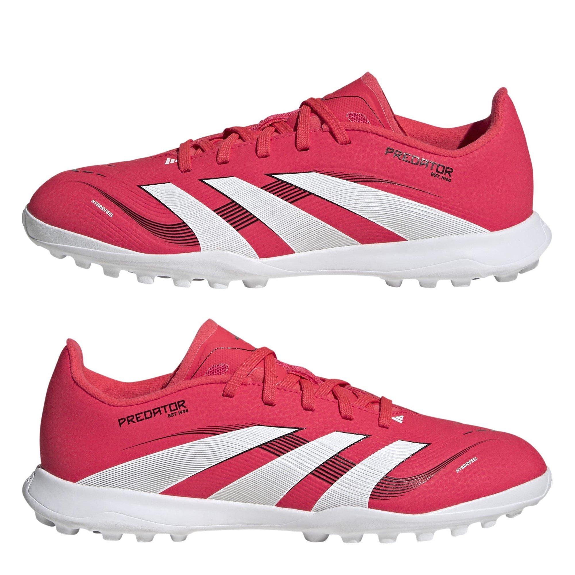 Red/White - adidas - Predator Childrens Astro Turf Football Boots - 9
