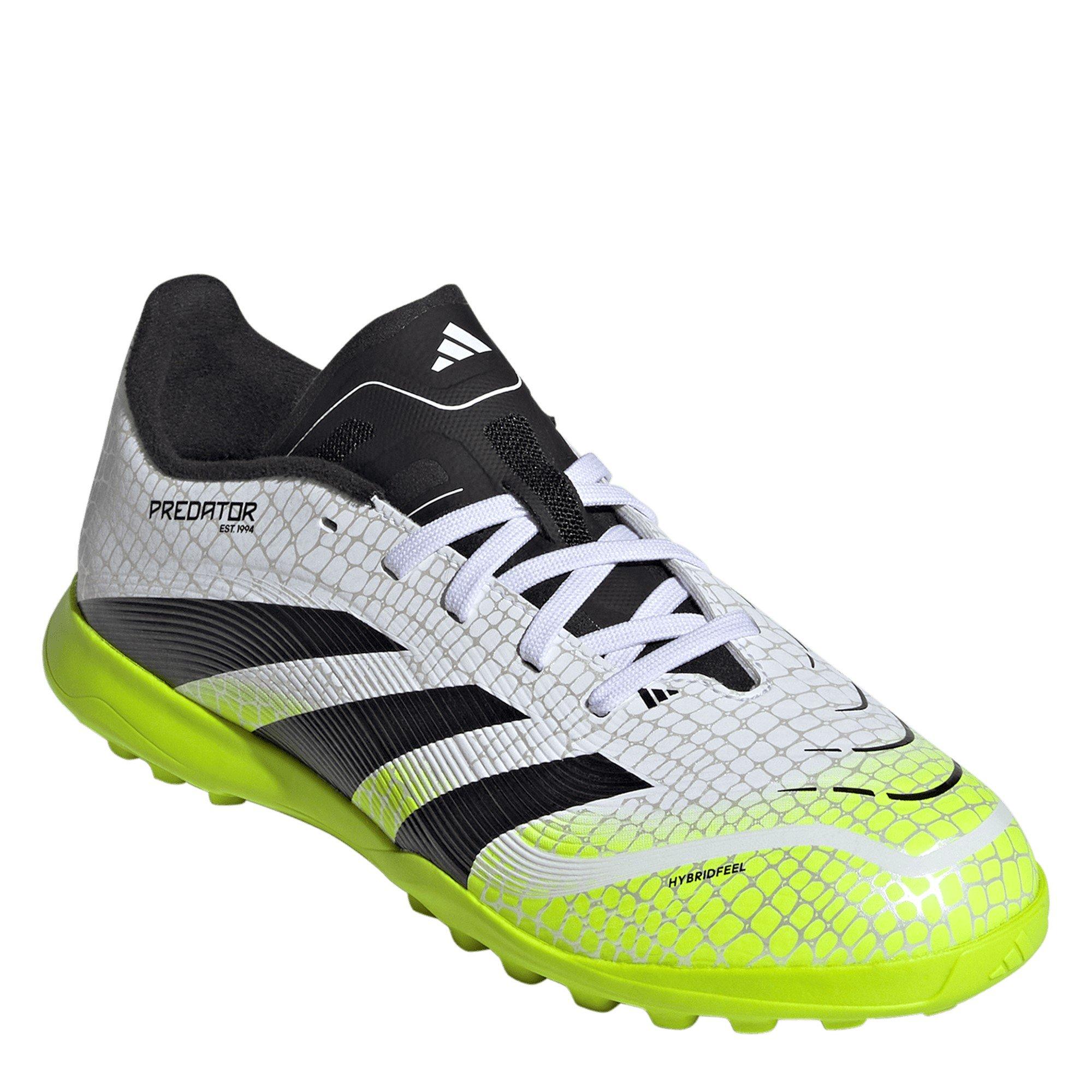 White/Blk/Lemon - adidas - Predator Childrens Astro Turf Football Boots - 3