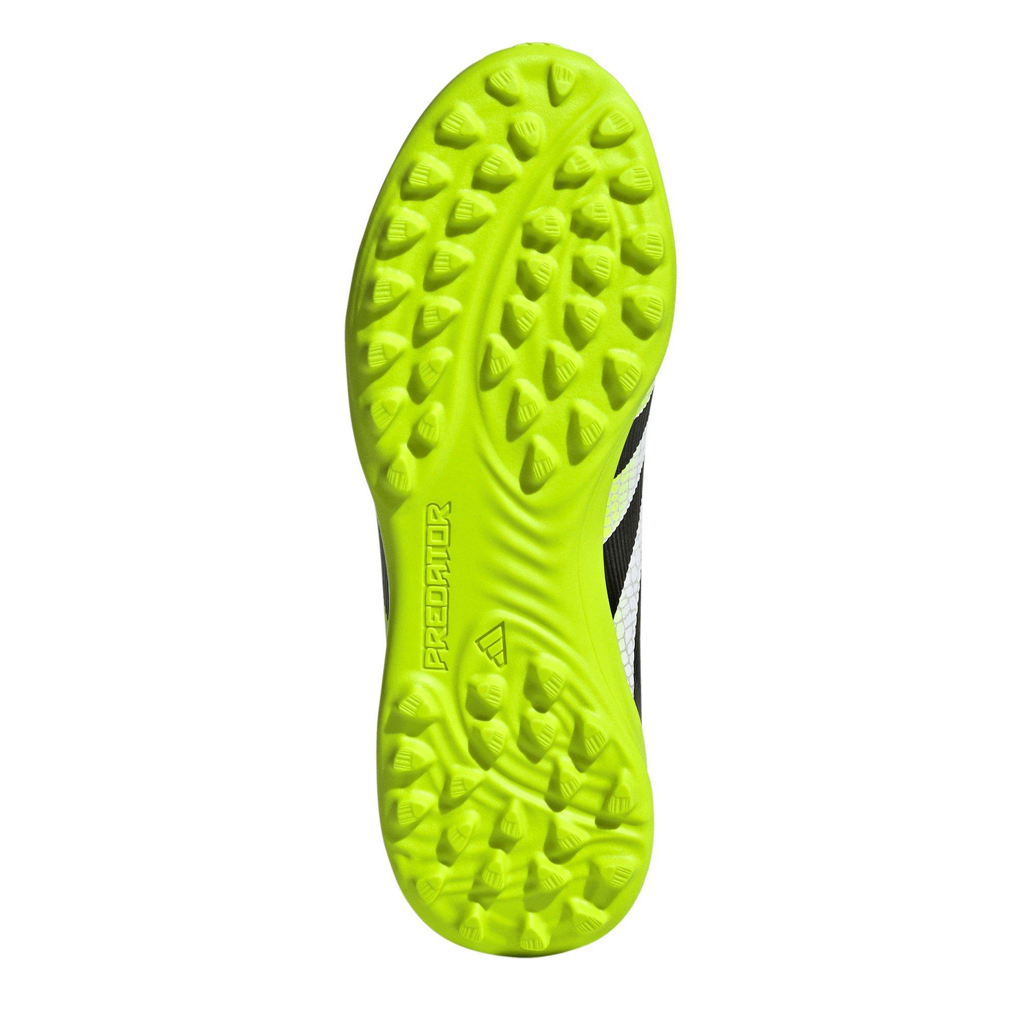 White/Blk/Lemon - adidas - Predator Childrens Astro Turf Football Boots - 6