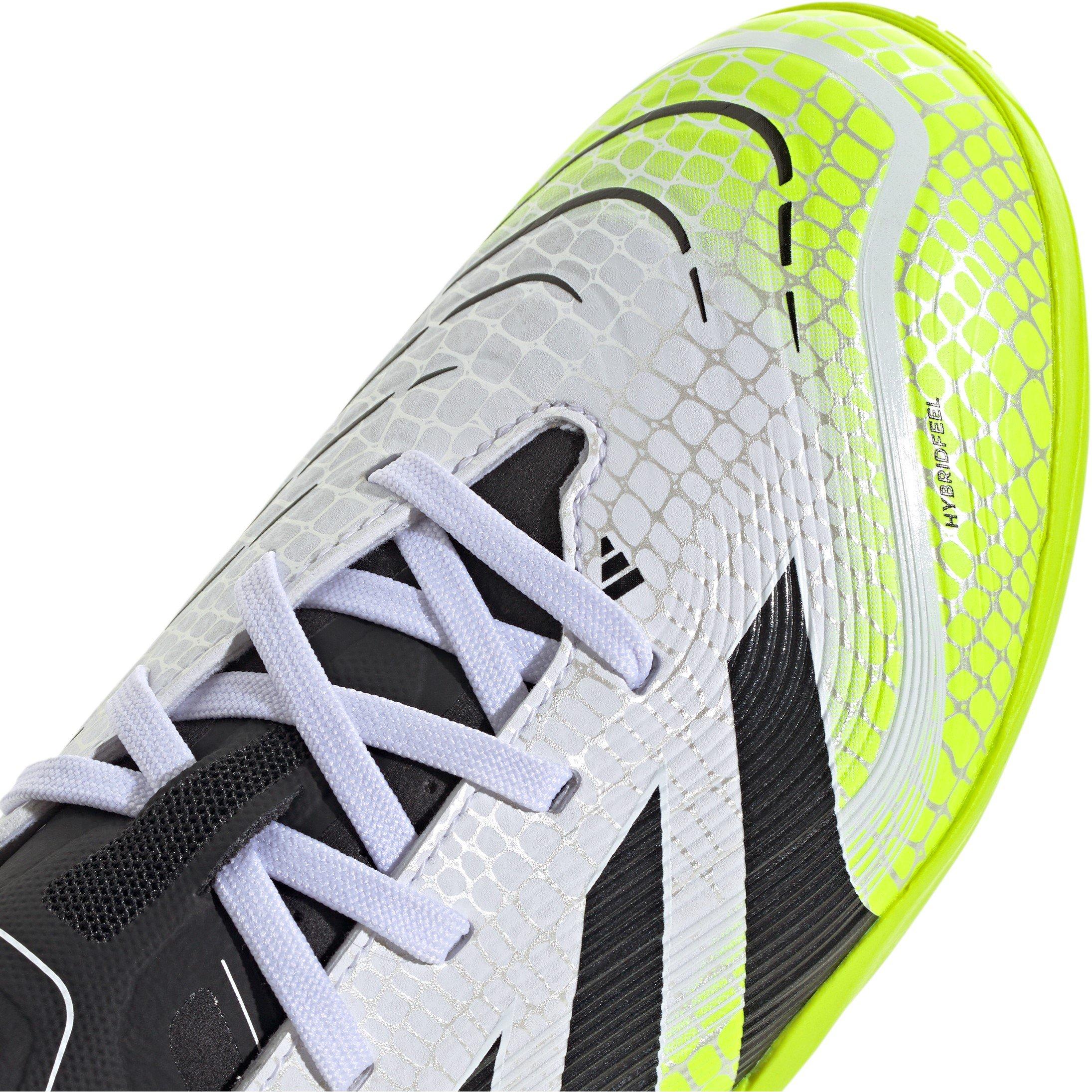 White/Blk/Lemon - adidas - Predator Childrens Astro Turf Football Boots - 8