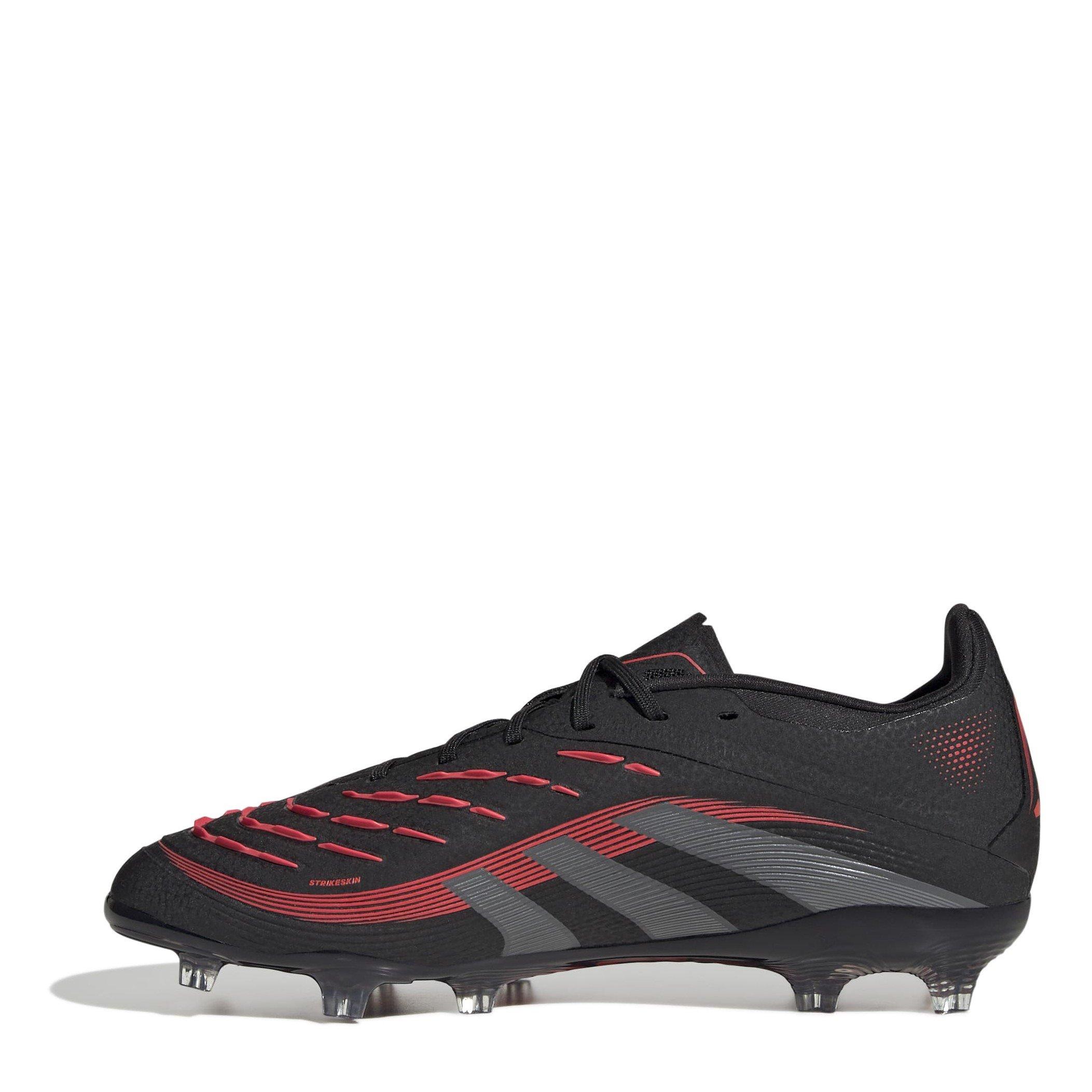 Black/Grey - adidas - Predator Elite Childrens Firm Ground Football Boots - 2