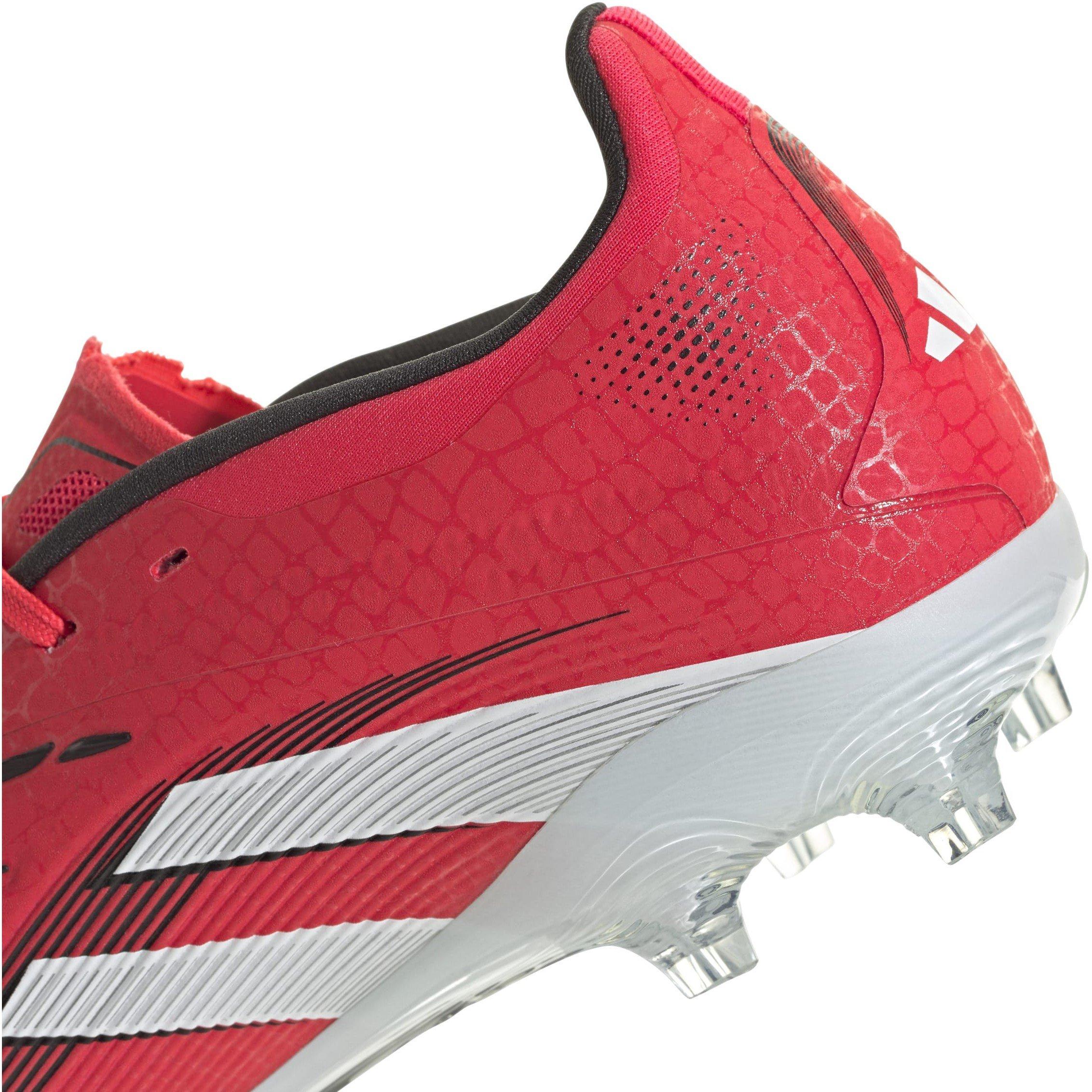 Vermelho/Branco - adidas - Predator Elite Childrens Firm Ground Football Boots - 8