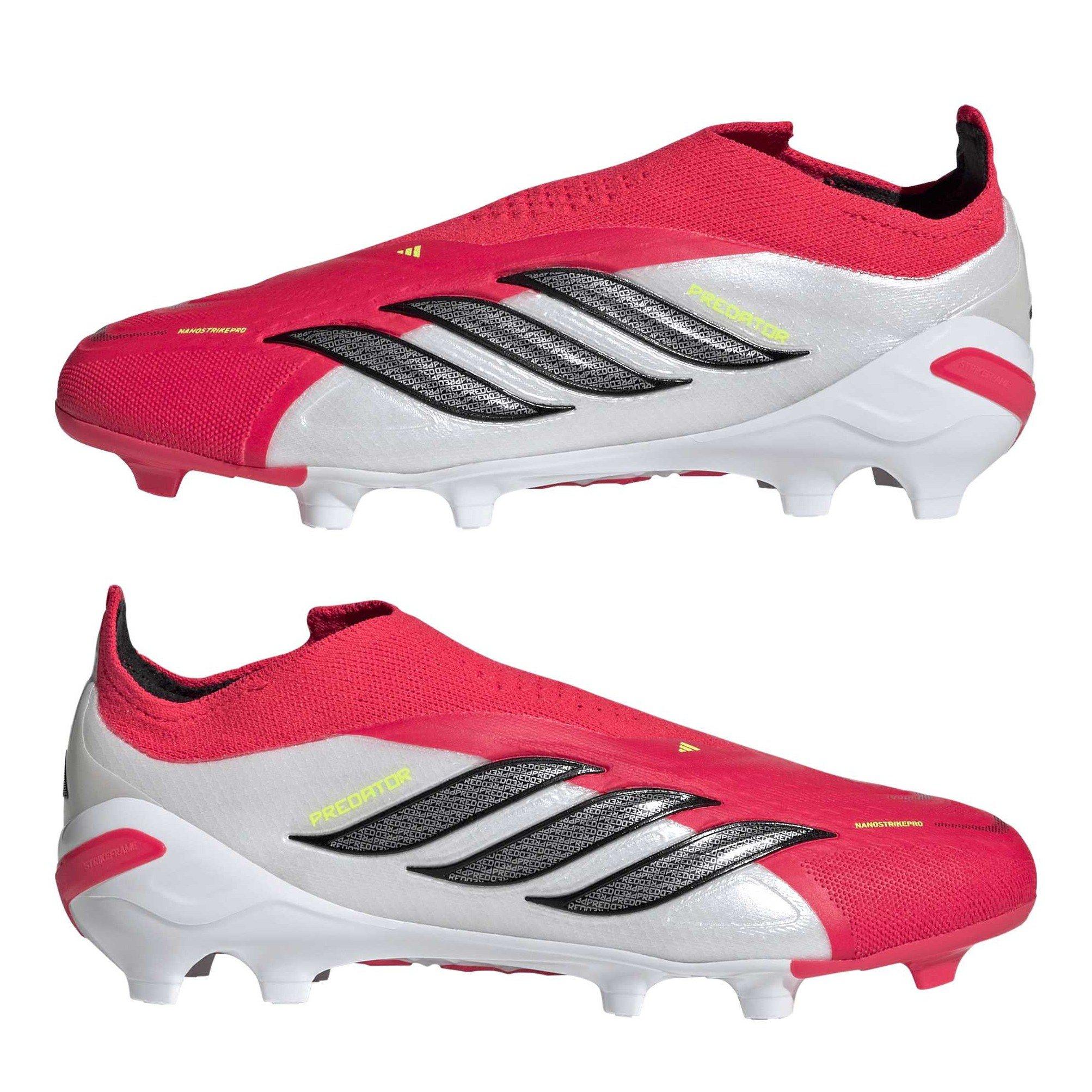Lucid Red - adidas - Kids' Predator Elite Firm Ground Football Boot - 9