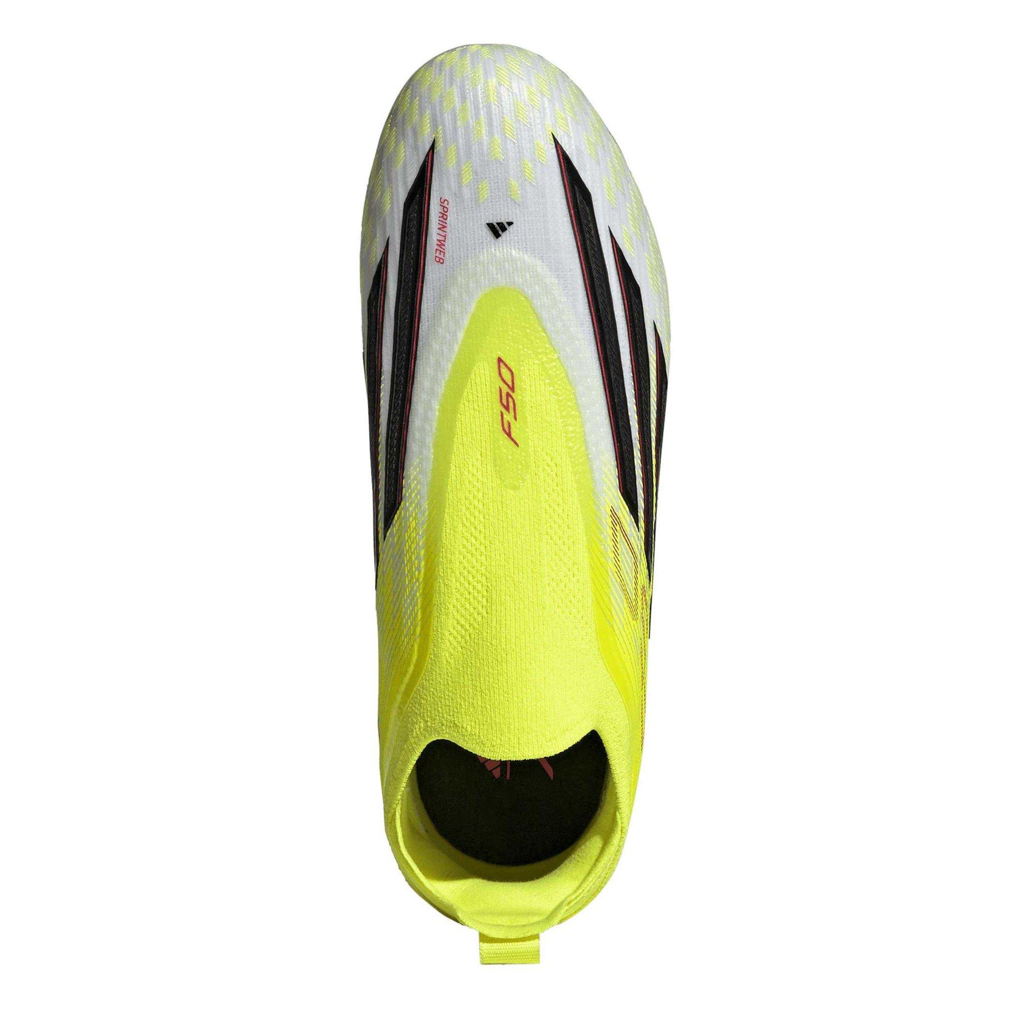 Jaune Solaire - adidas - Kids' F50 Elite Firm Ground Football Boot - 5