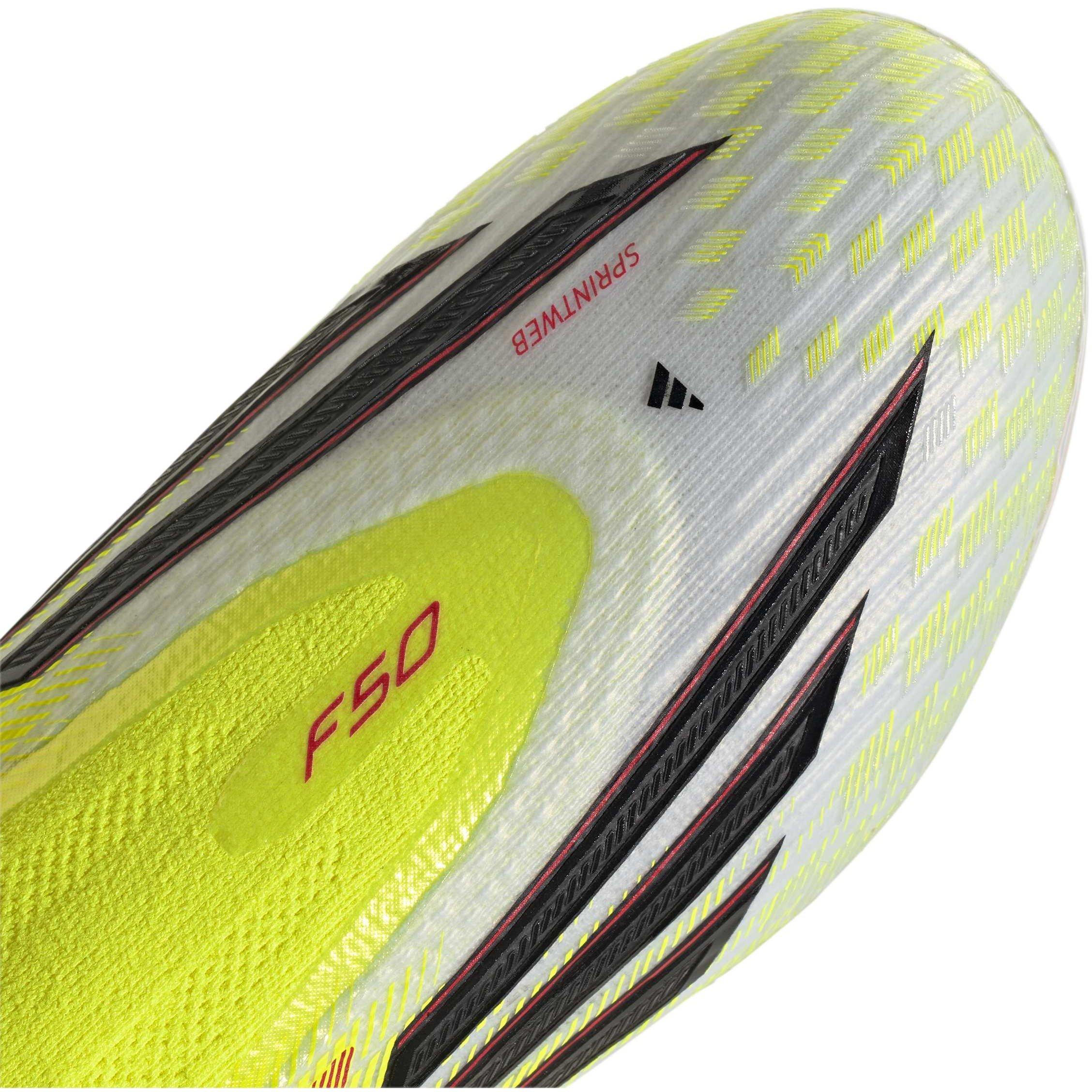 Jaune Solaire - adidas - Kids' F50 Elite Firm Ground Football Boot - 8