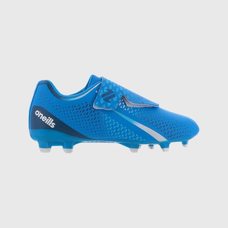 Reale/Bianco - ONeills - ONeills Tornado Firm Ground Football Boots Velcro Childs - 2