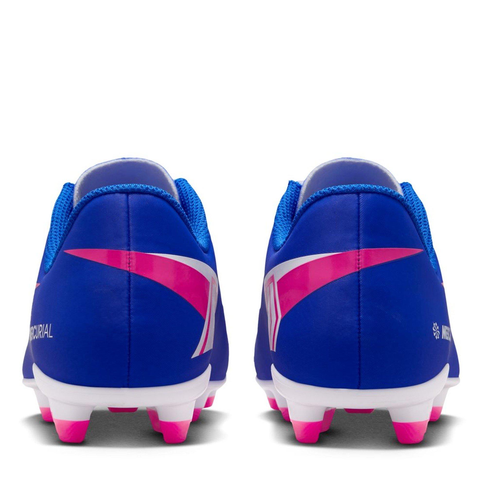 Racer Blue/Wht - Nike - Mercurial Vapor 16 Club Junior FG Boots - 5