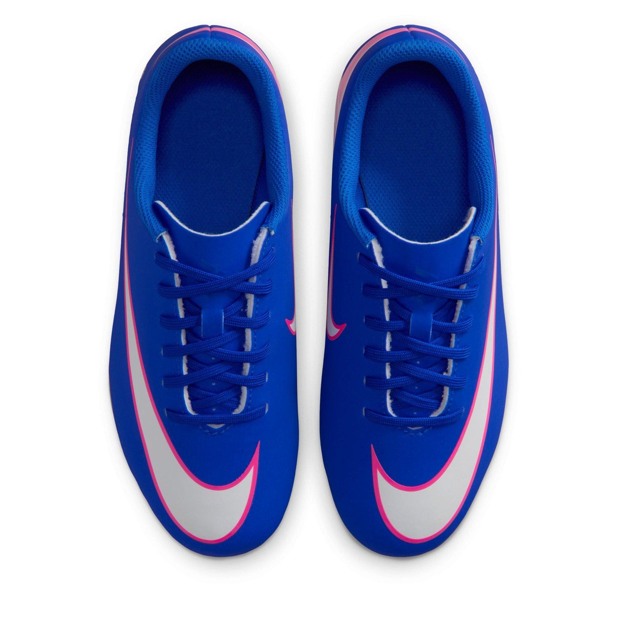 Racer Blue/Wht - Nike - Mercurial Vapor 16 Club Junior FG Boots - 6