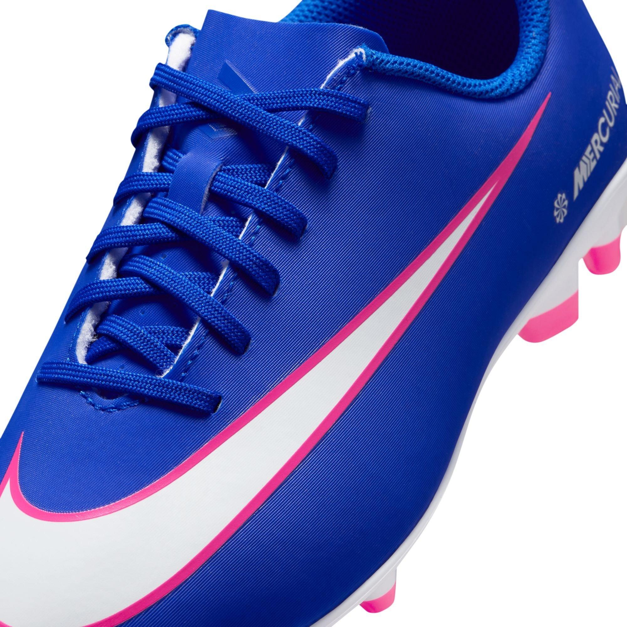 Racer Blue/Wht - Nike - Mercurial Vapor 16 Club Junior FG Boots - 7