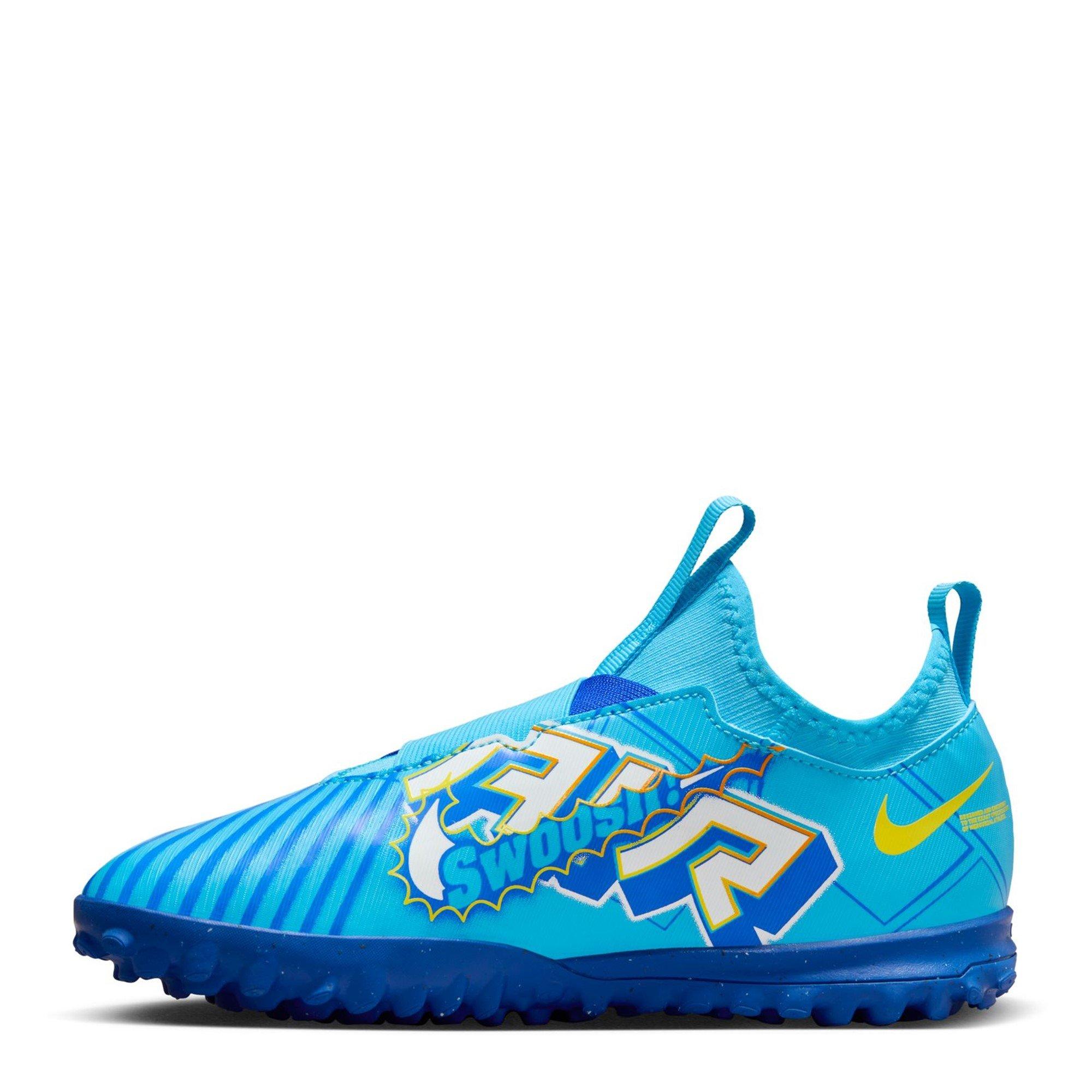 Blue/White - Nike - Mercurial Vapor Academy Childrens Astro Turf Trainers - 2