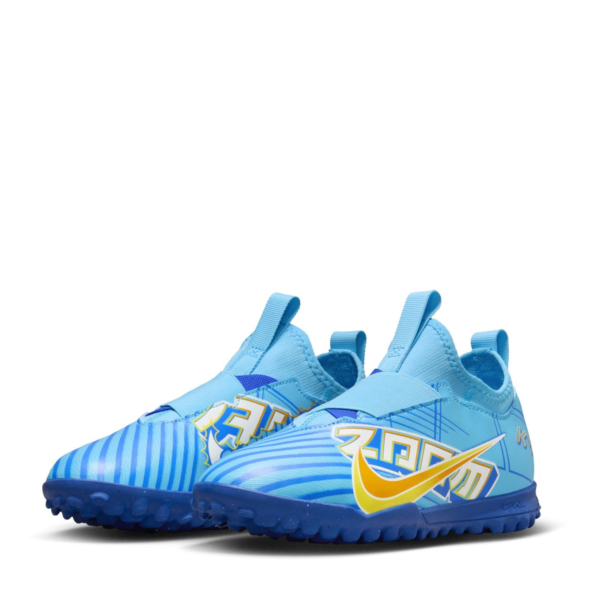 Blue/White - Nike - Mercurial Vapor Academy Childrens Astro Turf Trainers - 4