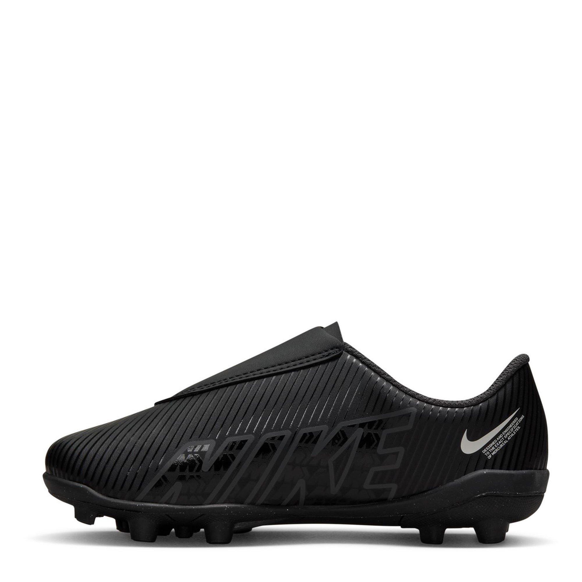 Blk/Grijs/Wit - Nike - Mercurial Vapor Club Childrens Firm Ground Football Boots - 2
