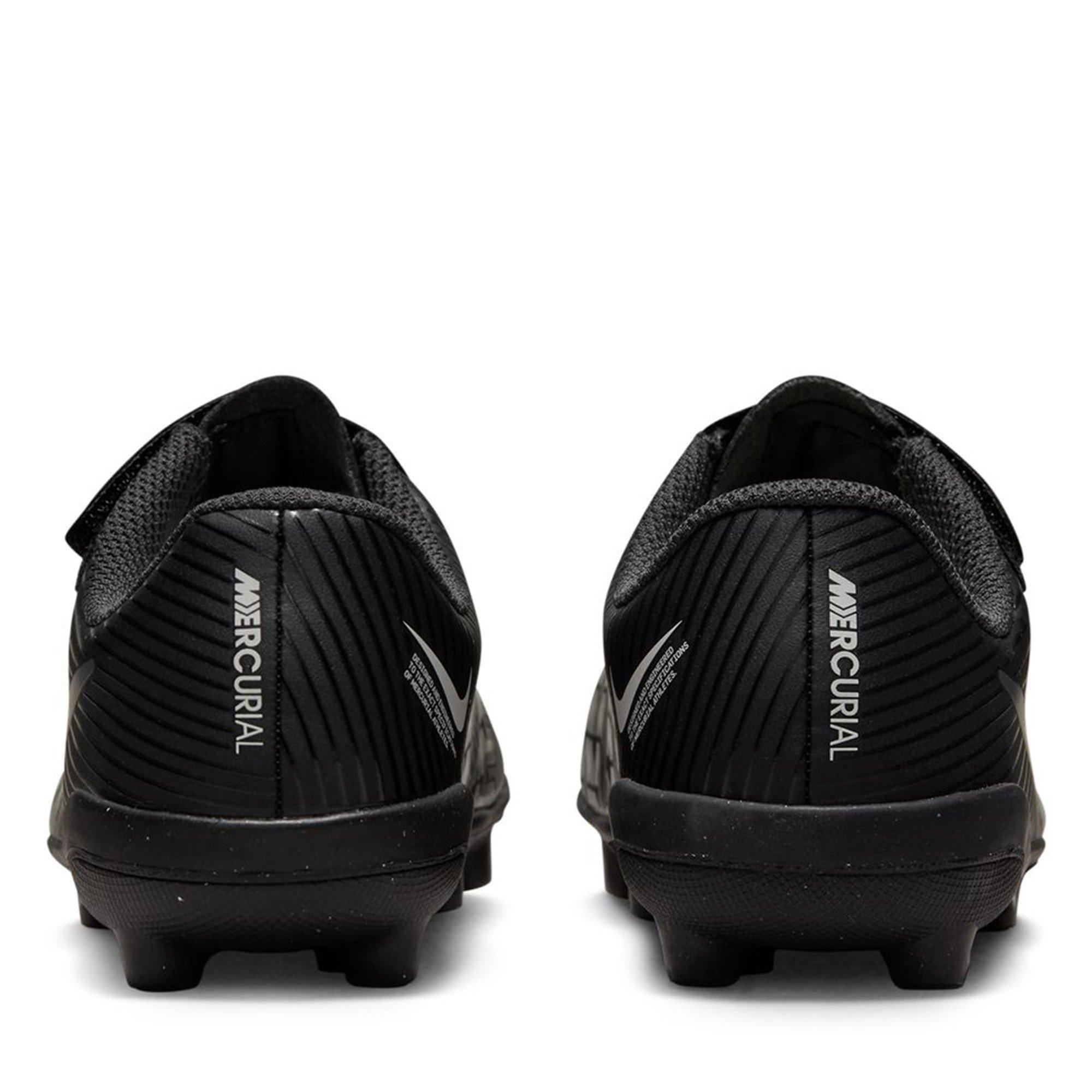 Blk/Grijs/Wit - Nike - Mercurial Vapor Club Childrens Firm Ground Football Boots - 5