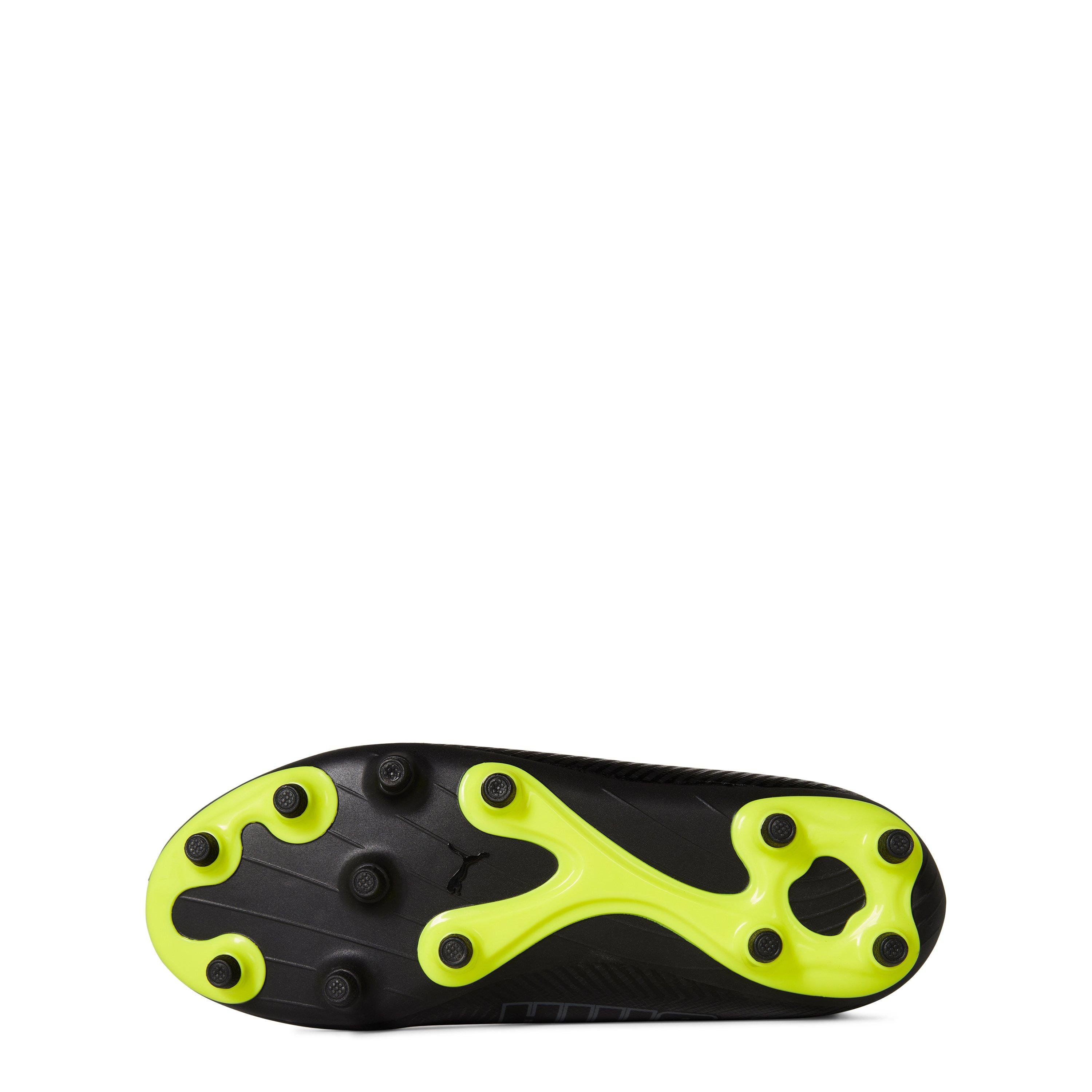 Black/FluYellow - Puma - Finesse Laceless FG Football Boots Childrens - 3