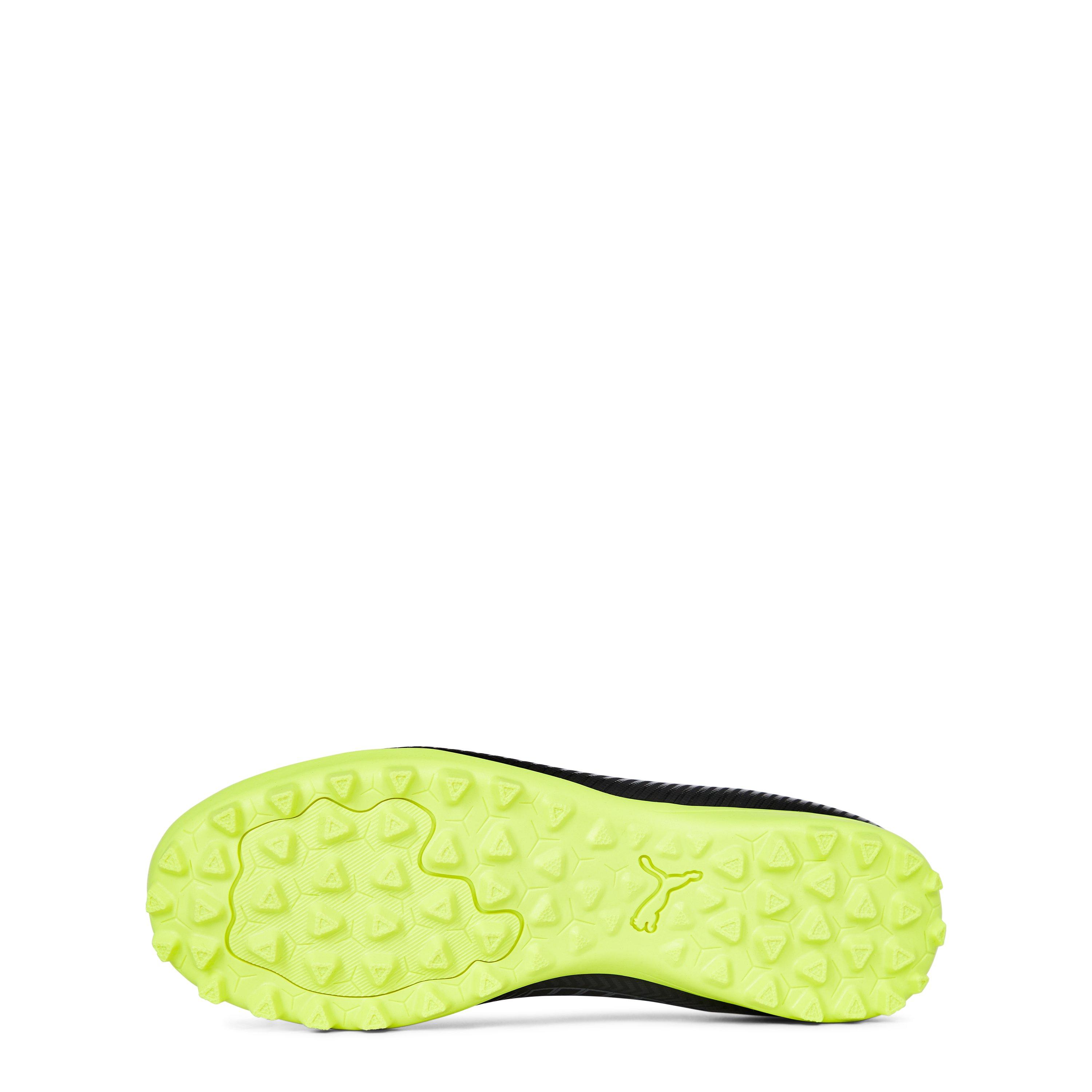 Crno/Fluorescentno žuta - Puma - Finesse Astro Turf Football Boots Childrens - 3