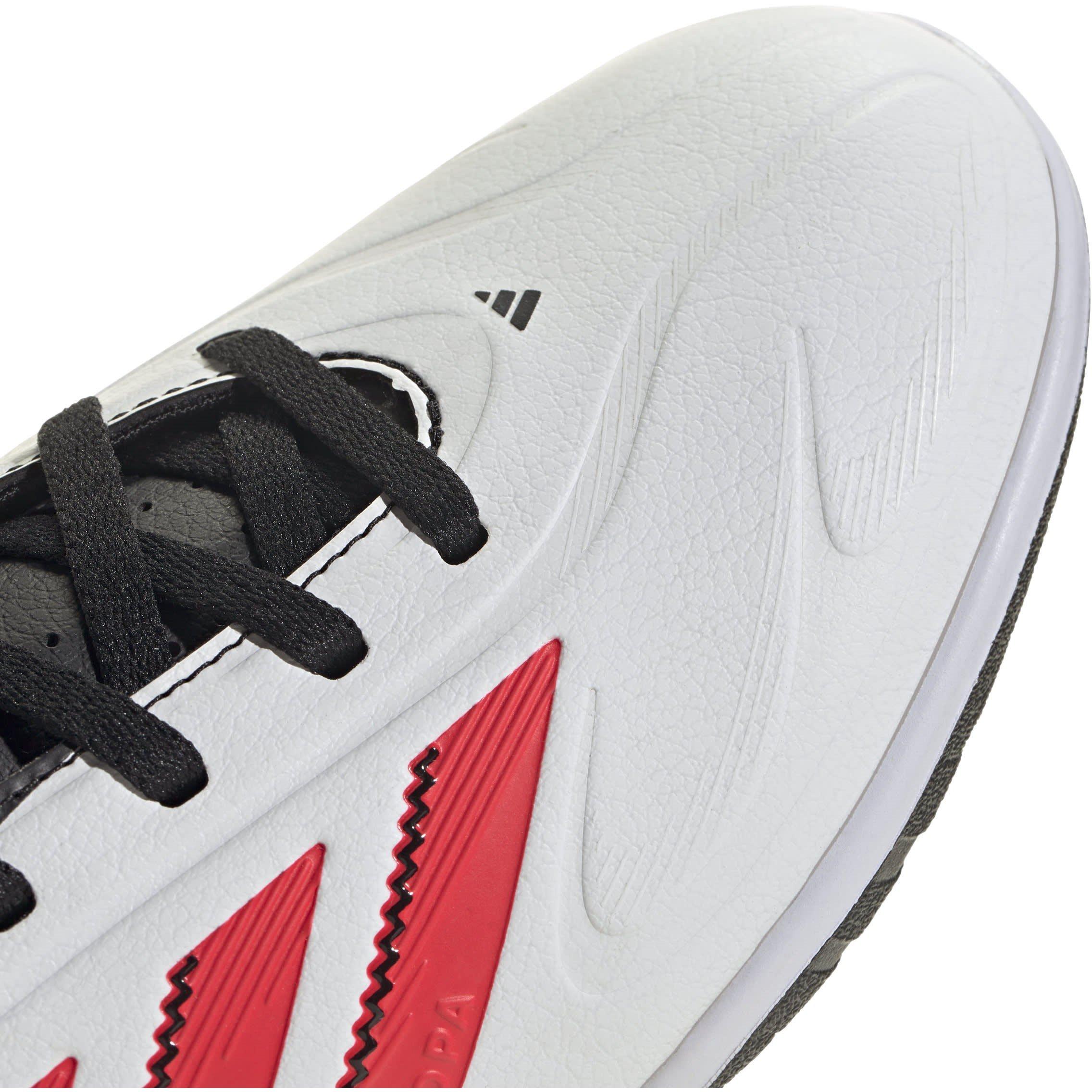 White/Red/Black - adidas - Kids' Copa Club Indoor Football Boot - 7