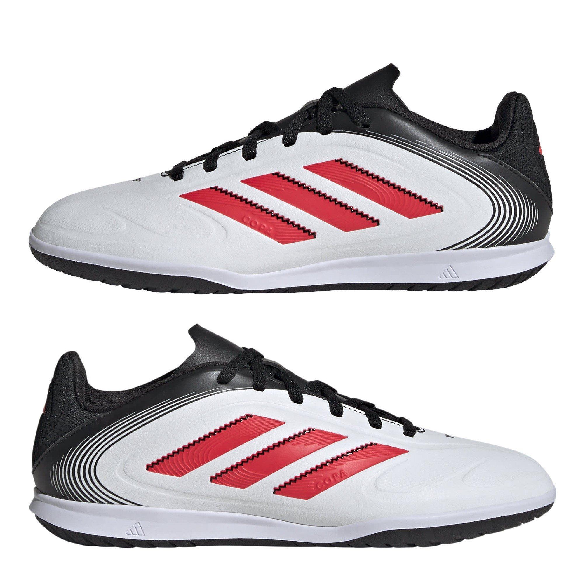 White/Red/Black - adidas - Kids' Copa Club Indoor Football Boot - 9